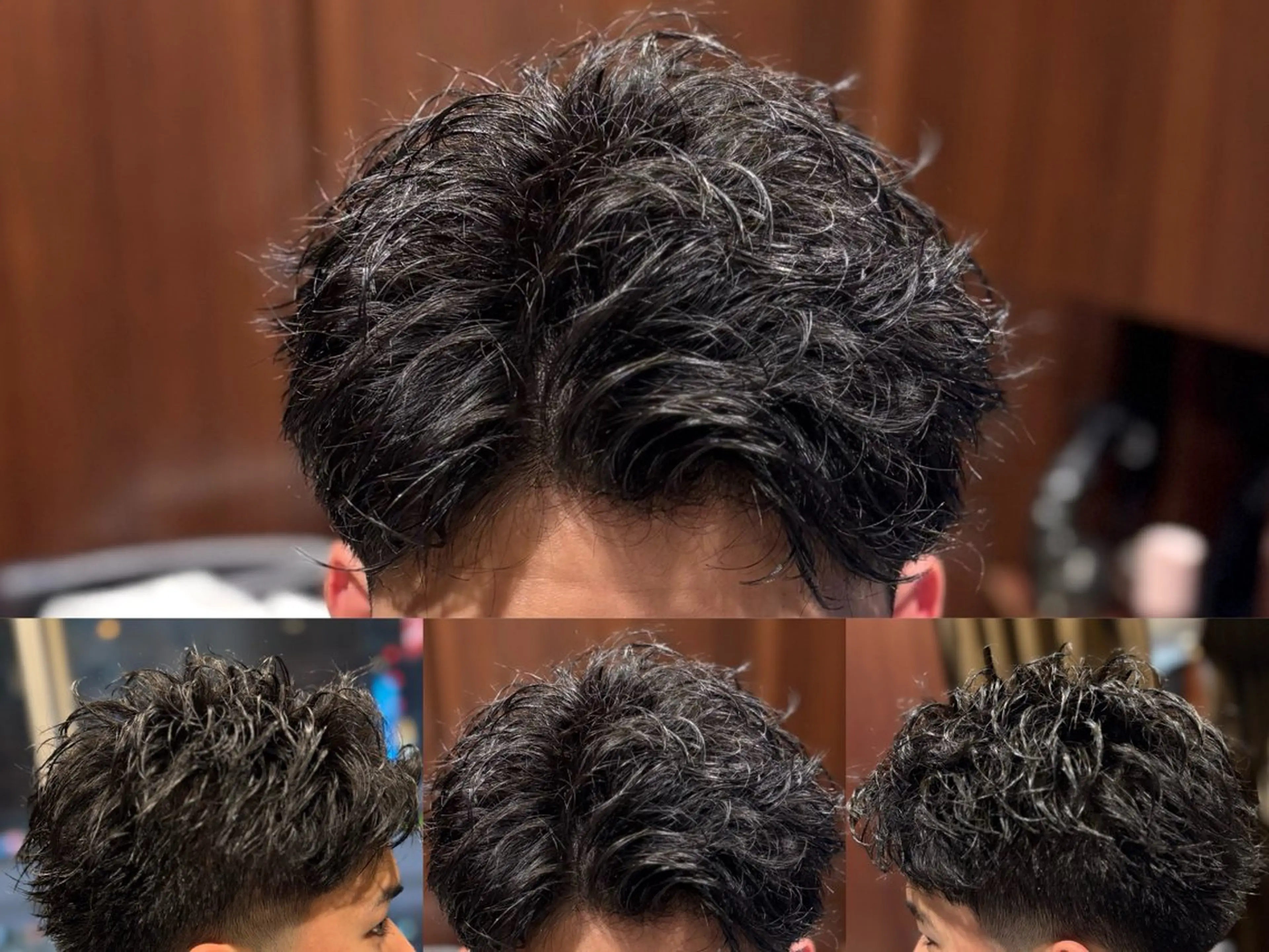 ショート パーマ メンズ フェードカット スパイキーショート ショートヘア 藤沼 唯斗※注意事項必読※のヘアスタイル