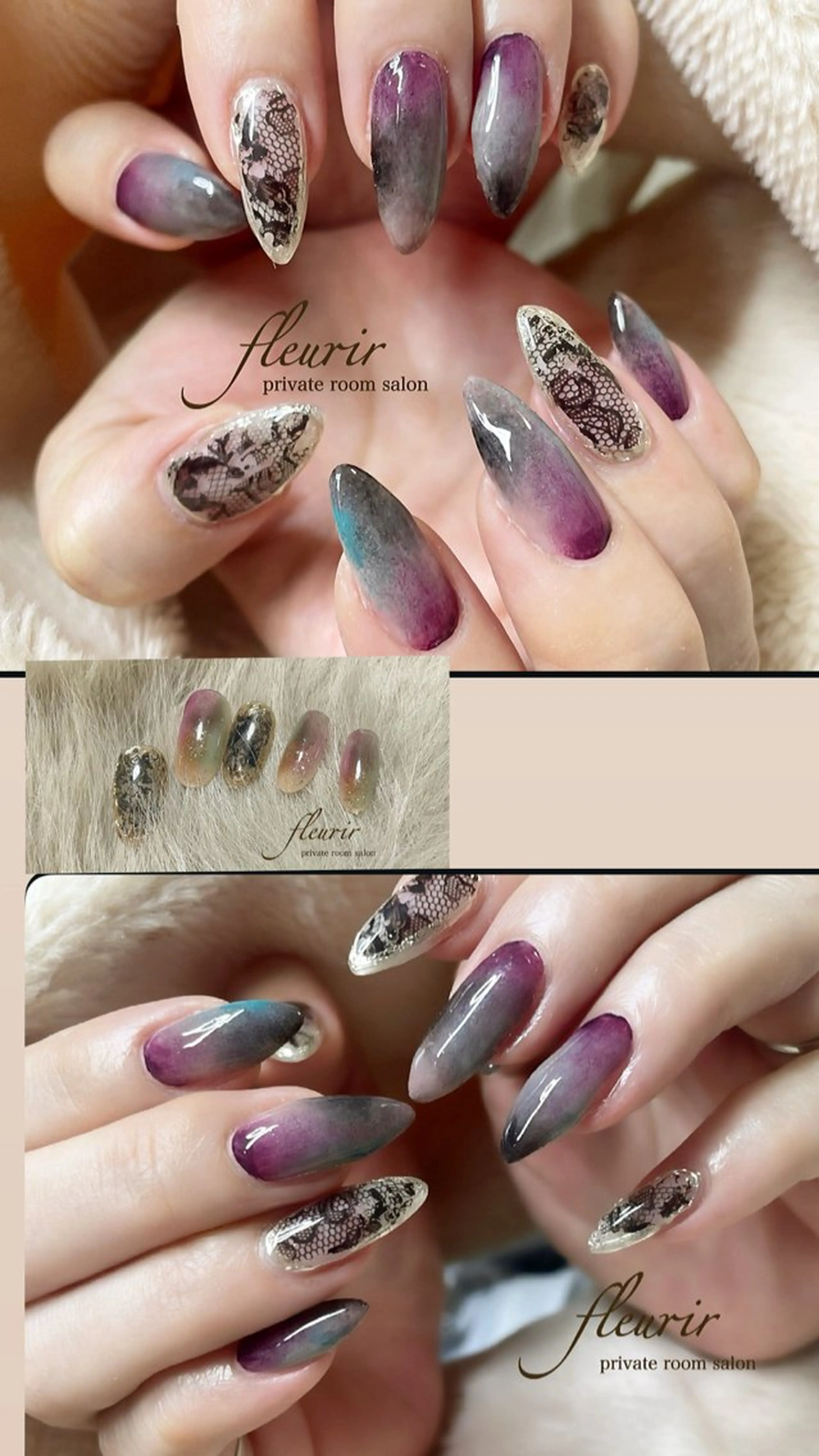 ネイル ハンドネイル フルリール 【プライベートサロンのネイルデザイン