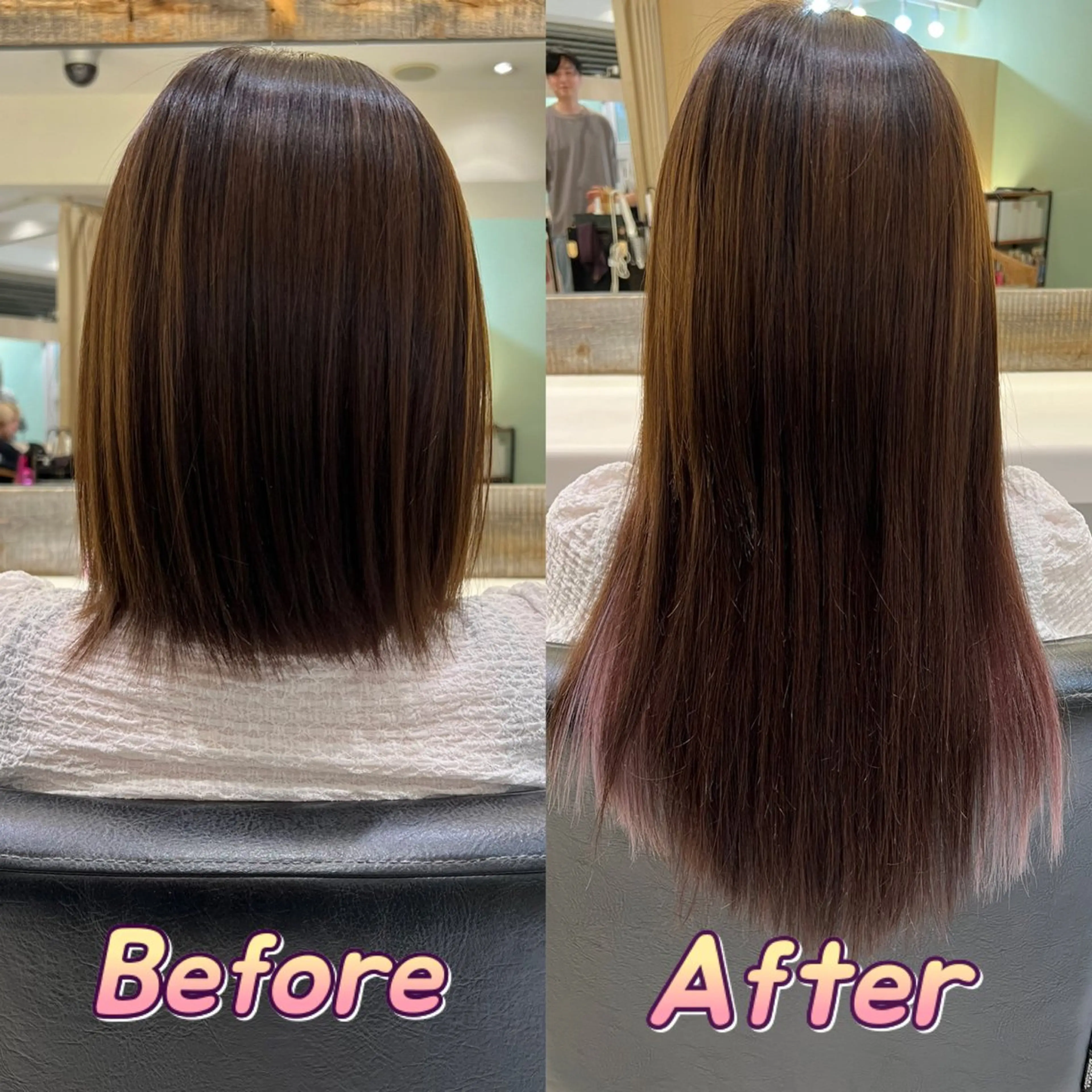 ミディアム 🤎艶感ベージュ/ ミルクティー🤎のヘアスタイル