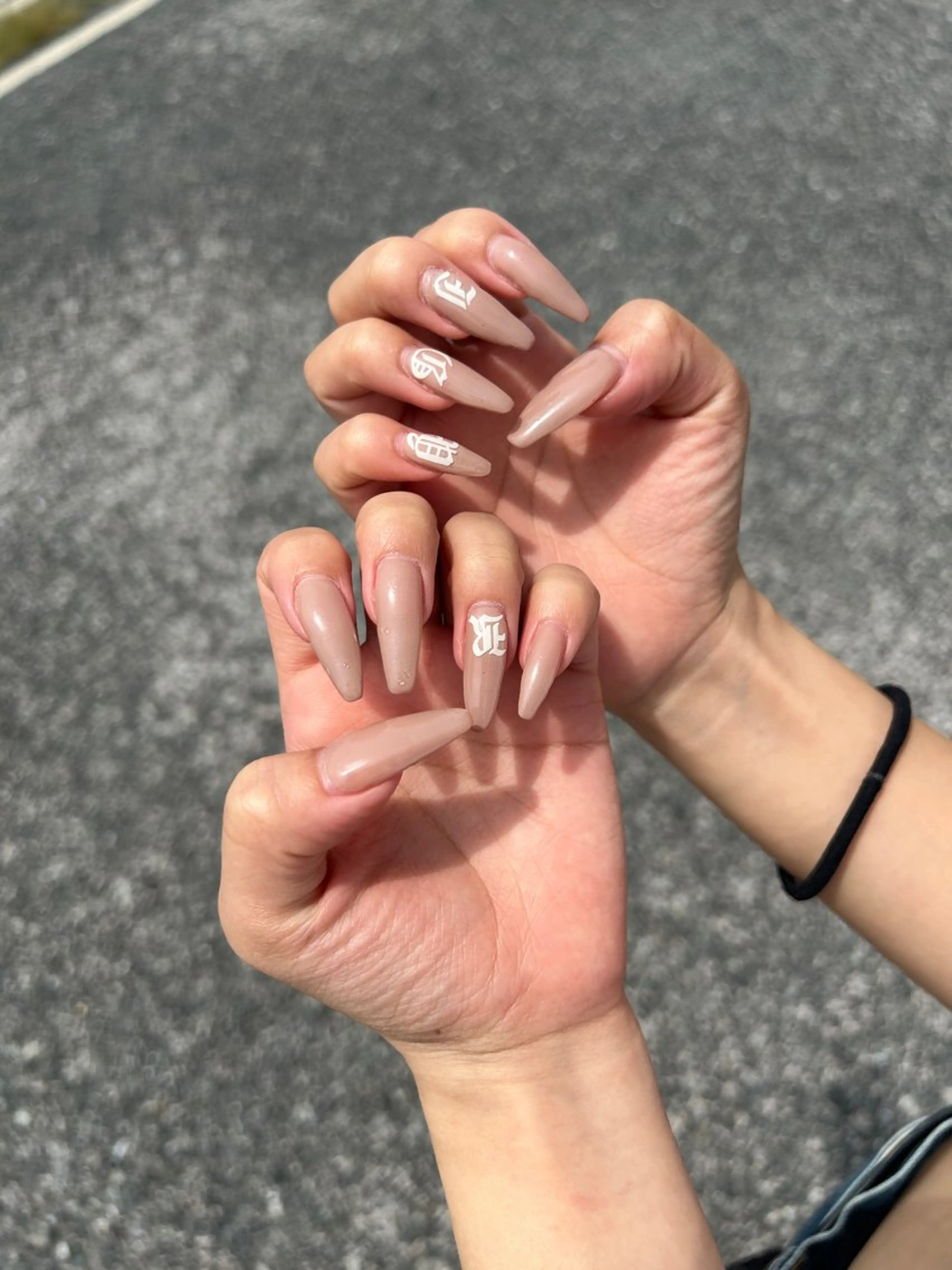 ネイル フレンチネイル グラデーション ワンカラーネイル Naru Kelinailのネイルデザイン