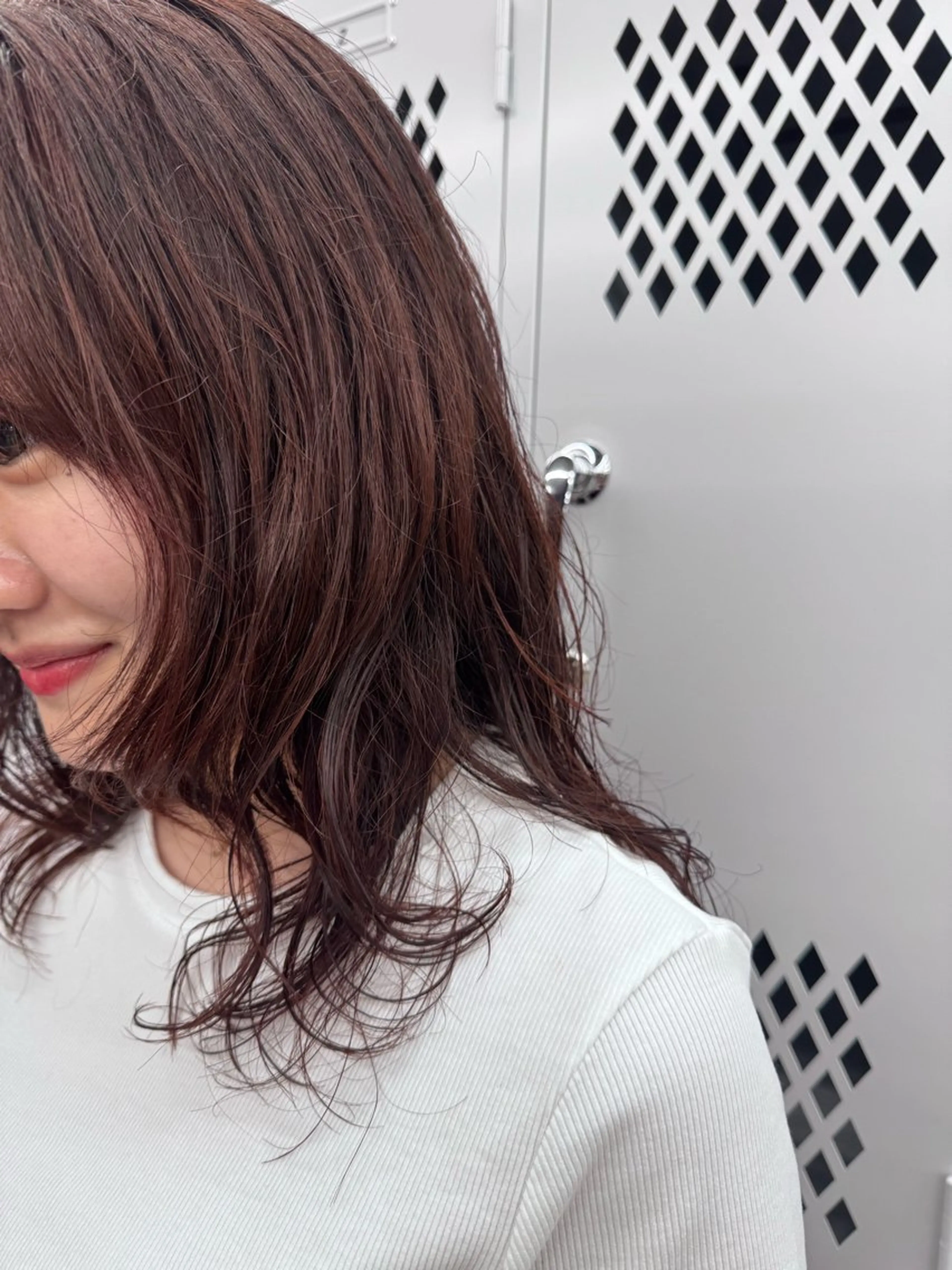 カラー ヘアカラー トリートメント 吉松 ここみのヘアスタイル