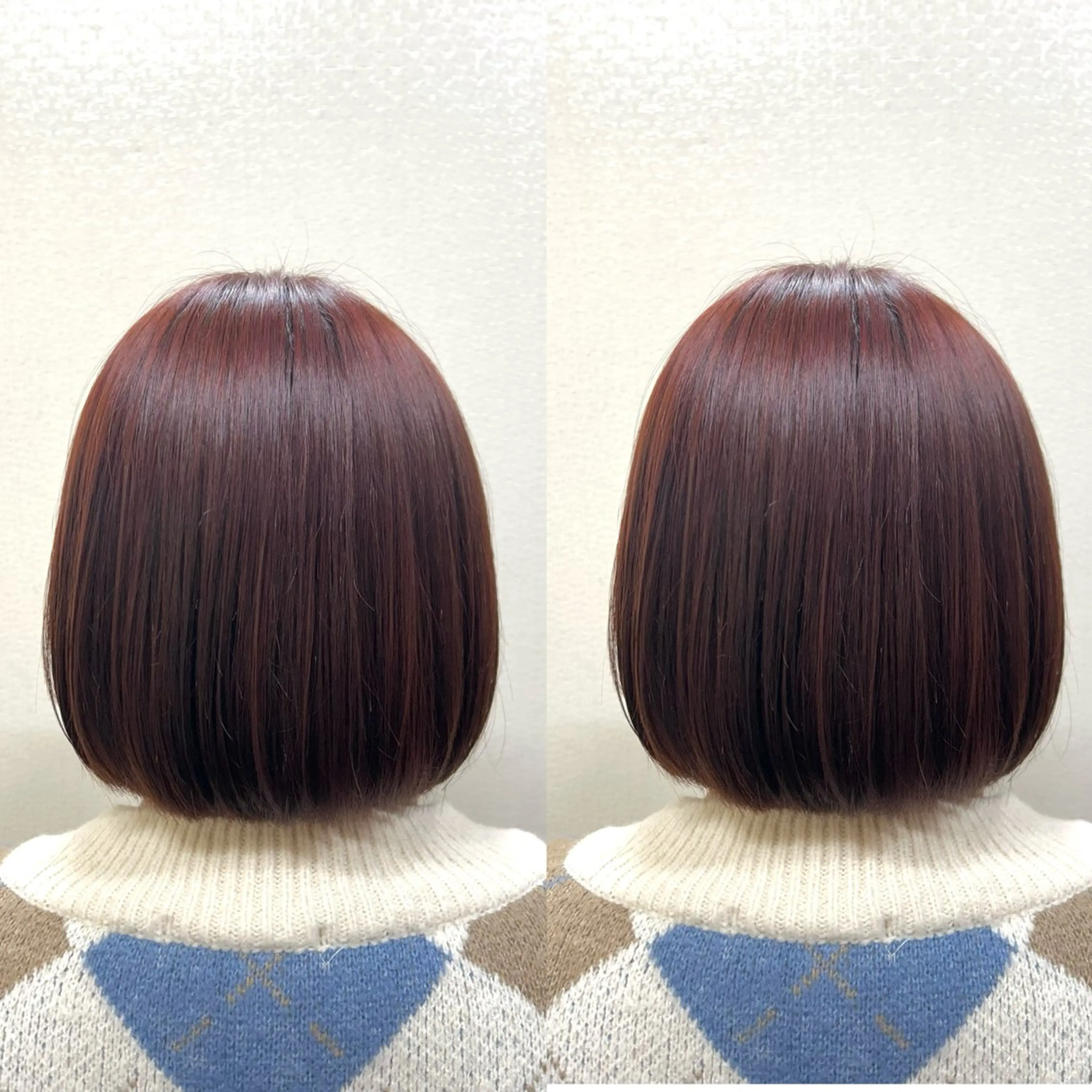 ミディアム ボブ 1ｍｍまでこだわる レイヤー🫧若葉🪞のヘアスタイル