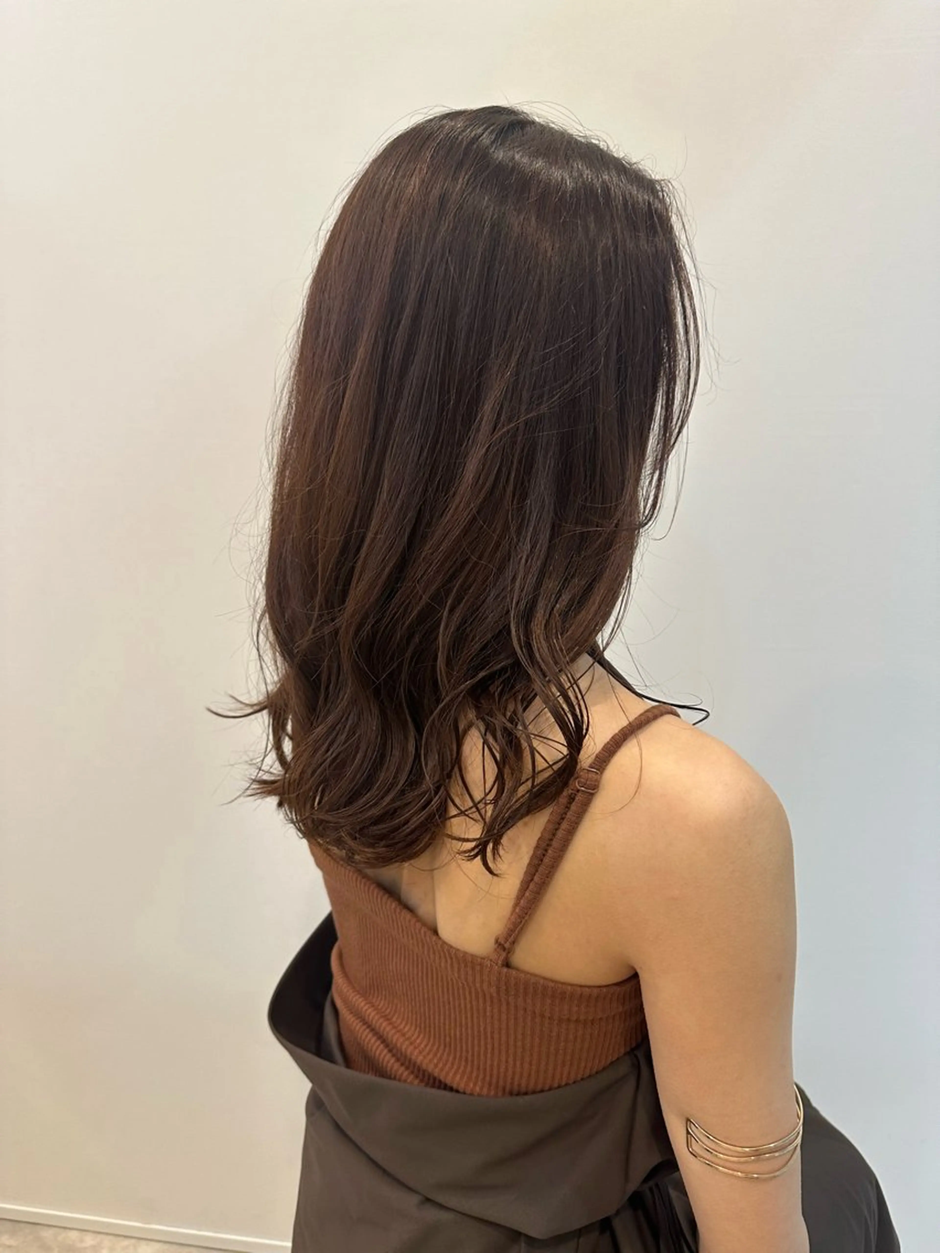 セミロング カラー カット ヘアカラー トリートメント レイヤー/ナチュラル 💐nao.のヘアスタイル