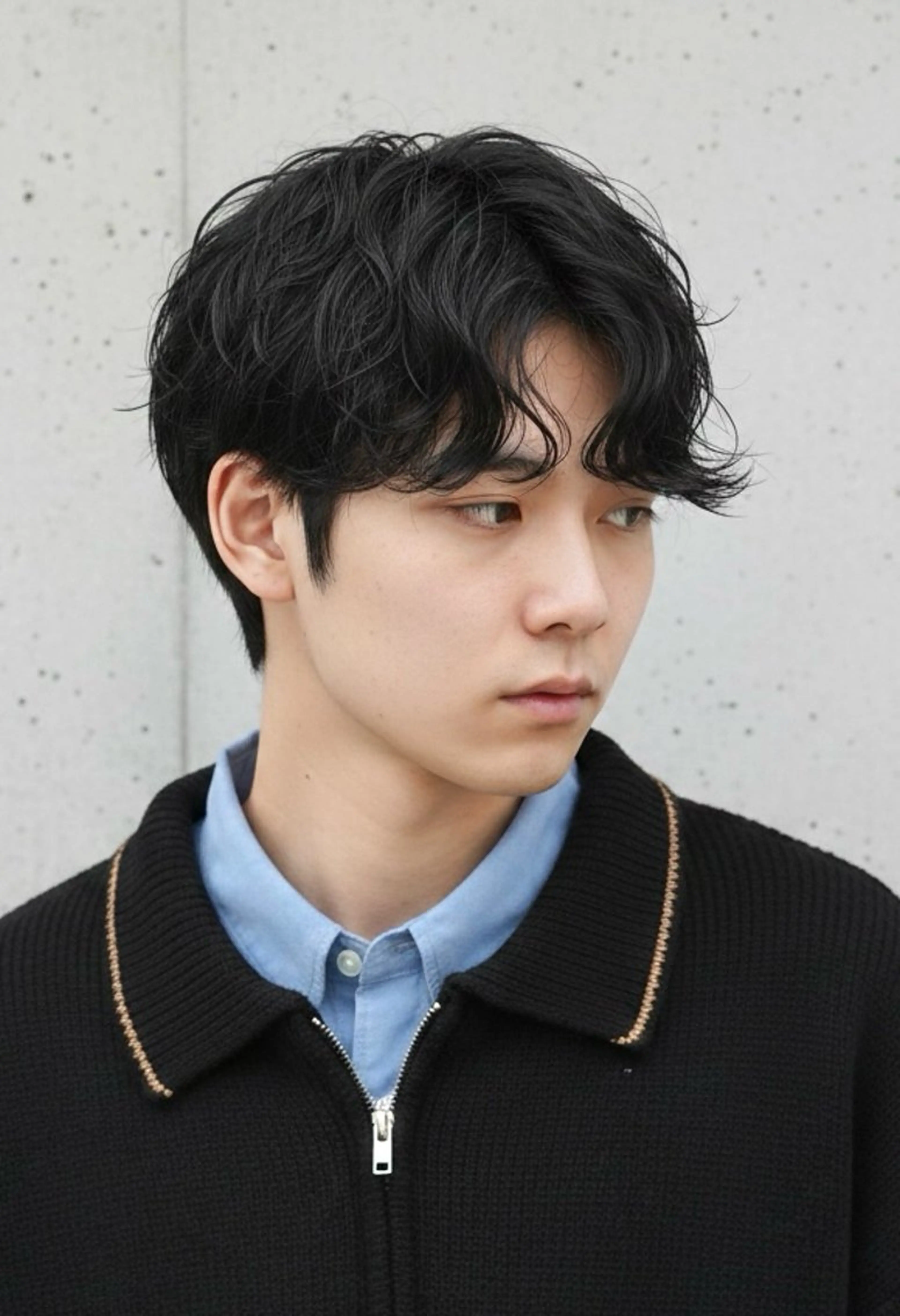 ショート パーマ メンズ メンズパーマ 刈り上げ スパイラルパーマ カット パーマ 大人メンズパーマ /石川瑠青のヘアスタイル