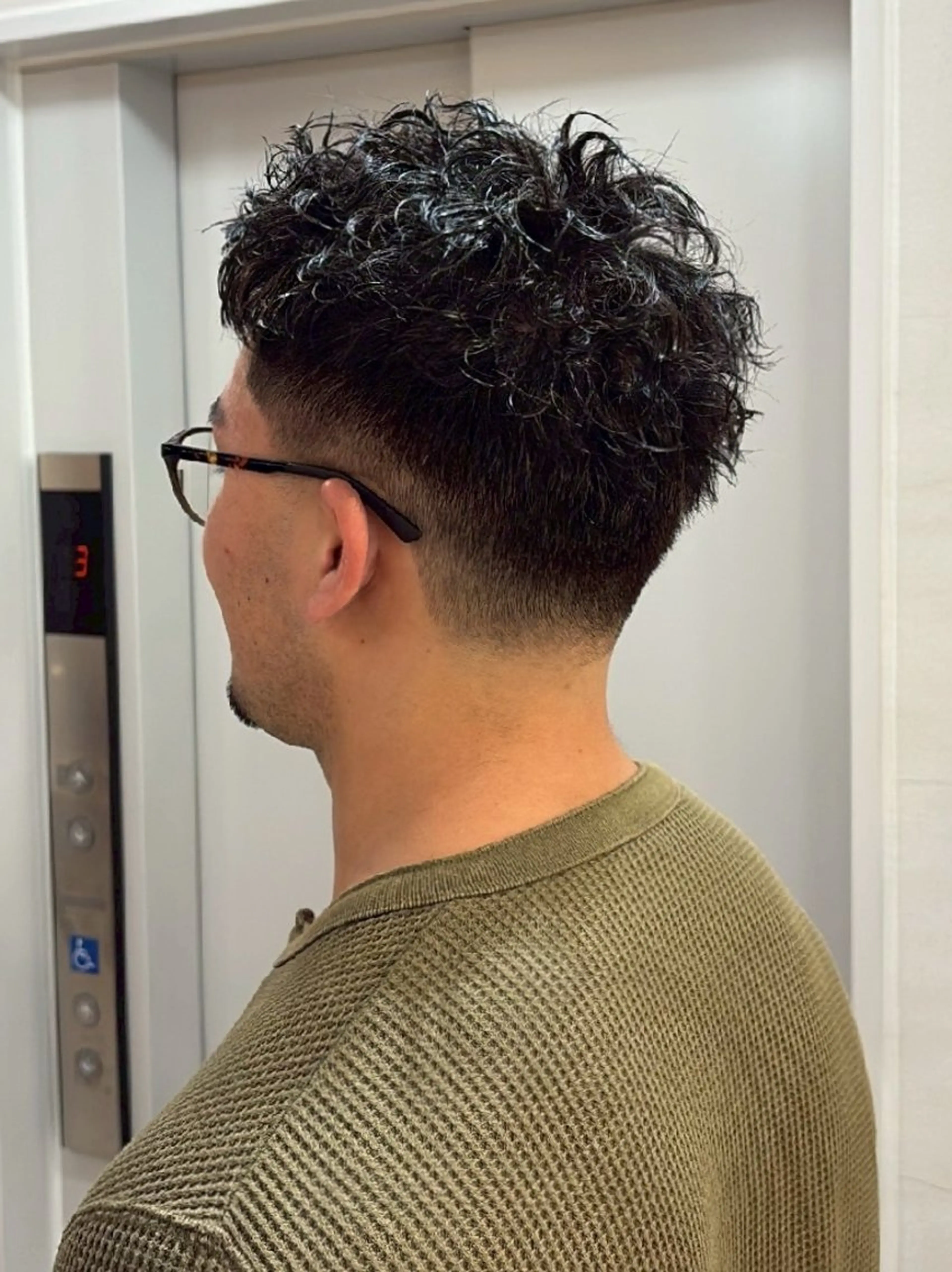 ショート パーマ メンズ カット パーマ JESTER 烏丸御池のヘアスタイル