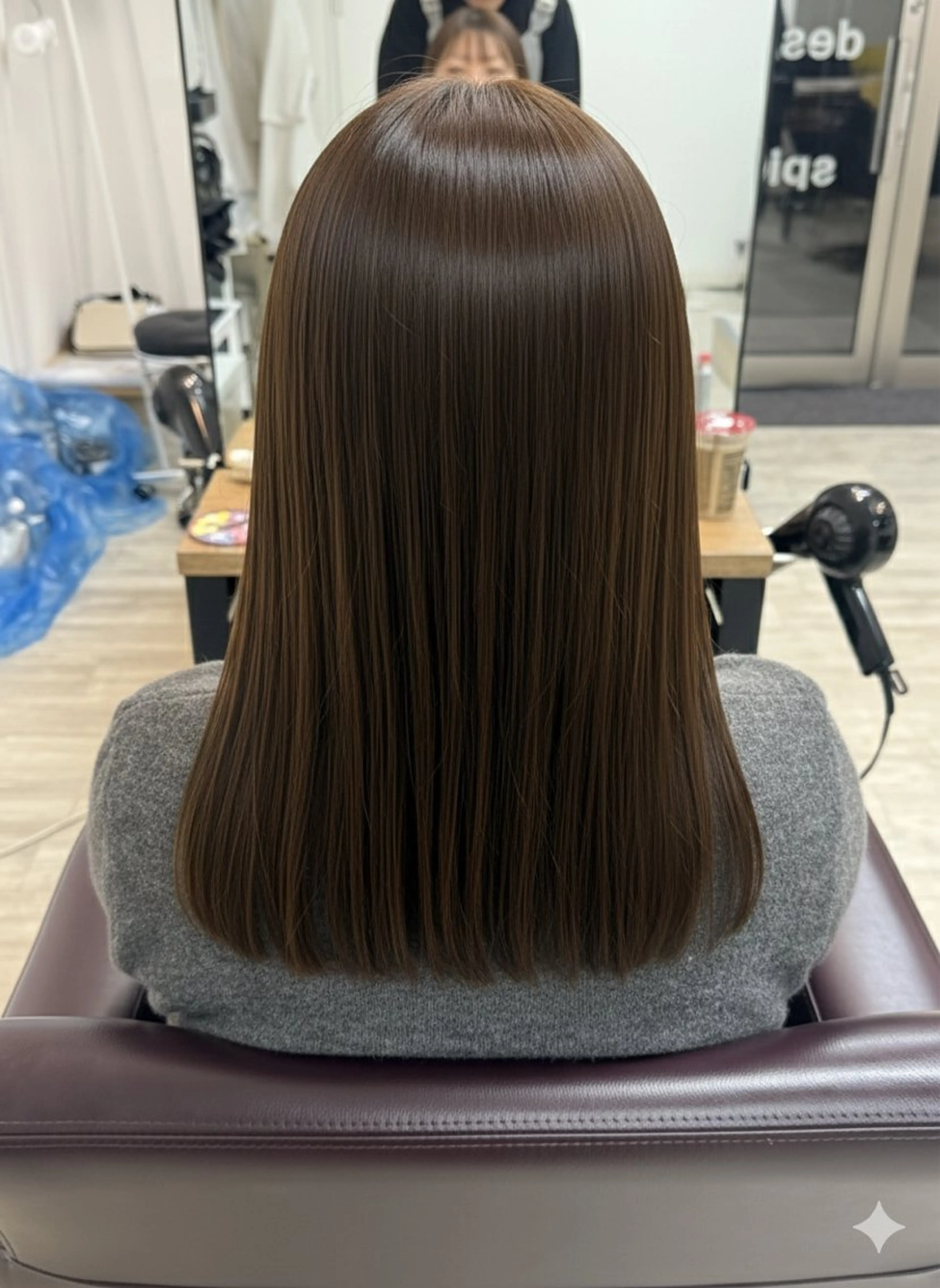 透明感カラー+トリートメント(シャンプーブロー込み)の写真