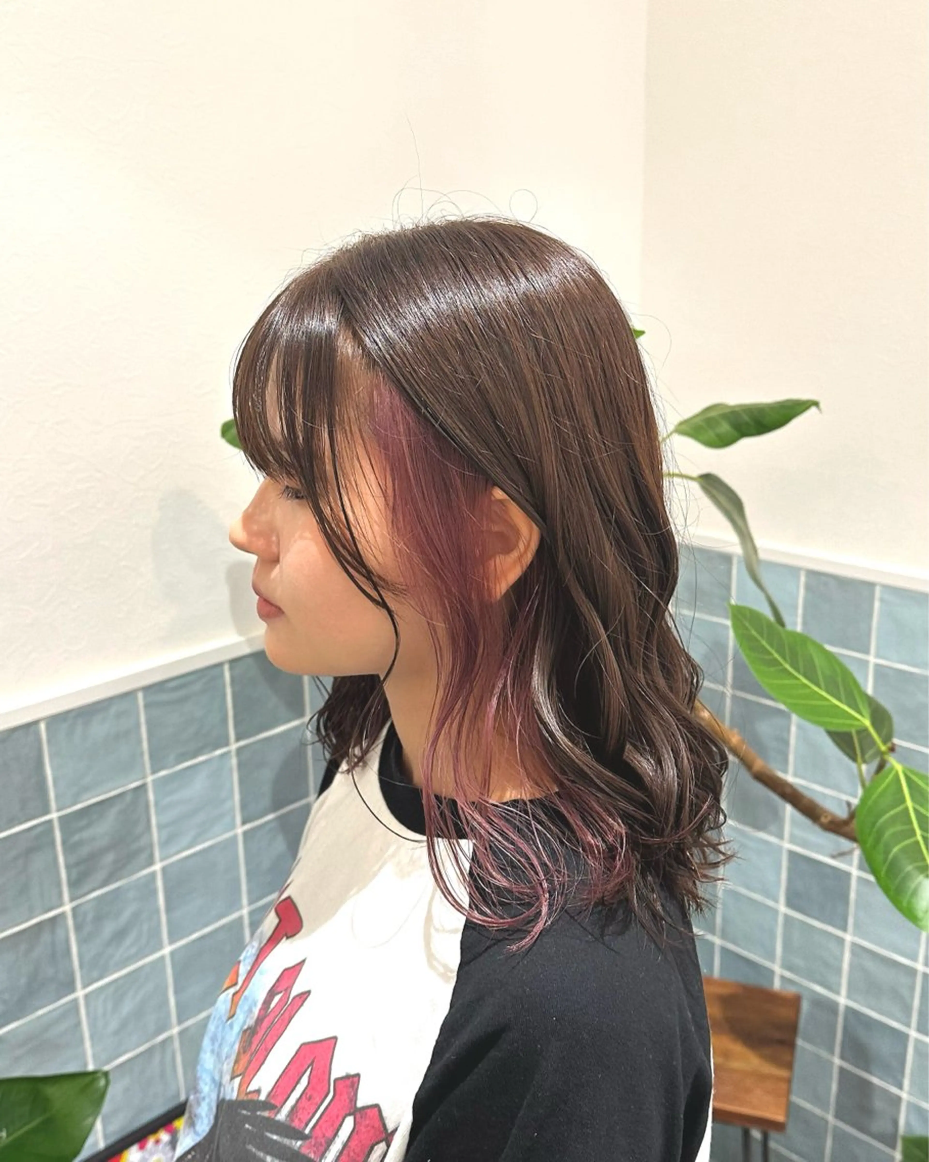 ミディアム カラー 🎀透明感ツヤカラー 🎀uRiのヘアスタイル