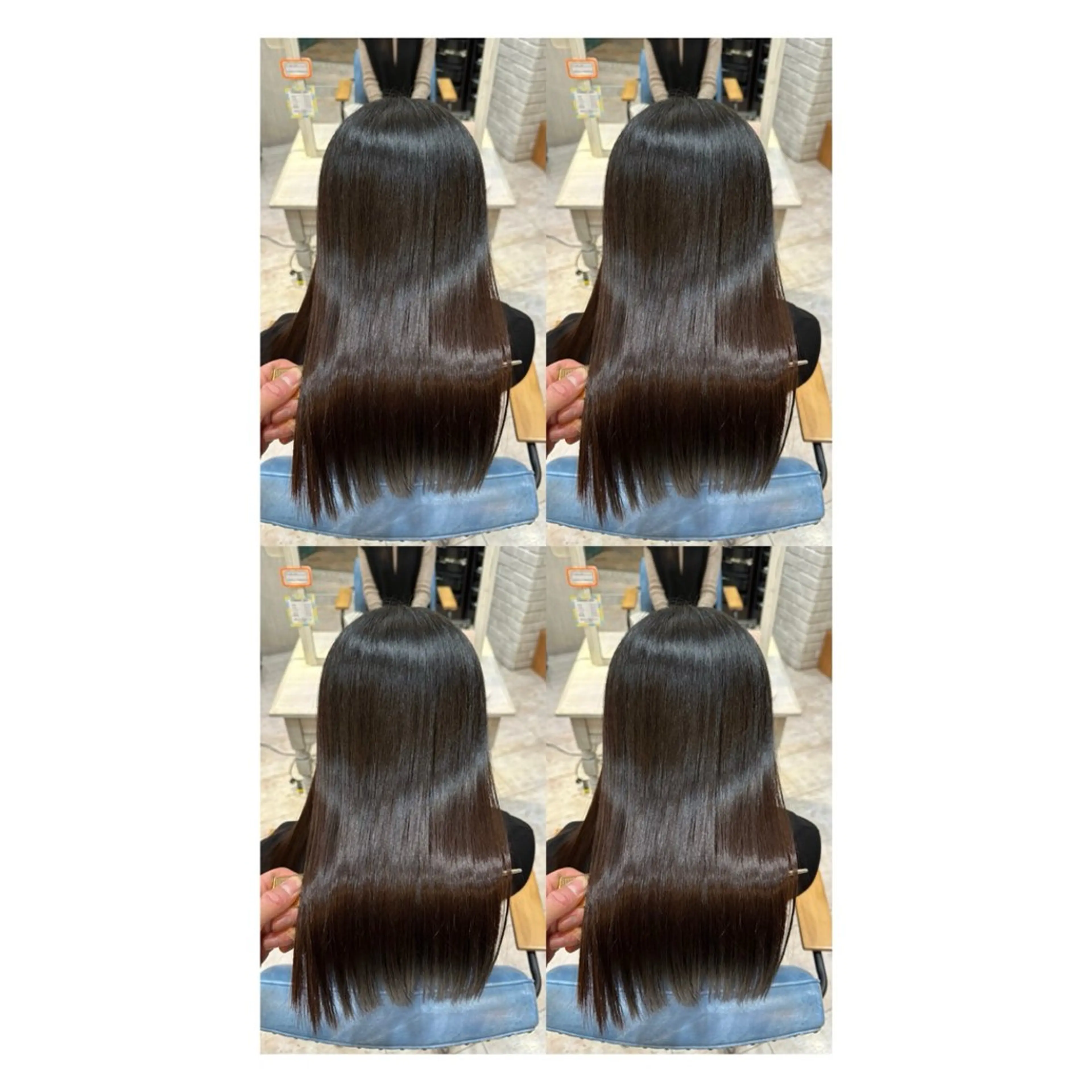 ロング カラー 透明感カラー 髪質改善 縮毛矯正 トリートメント ヘアカラー トリートメント 店長✨レイヤー✖️ 髪質改善✖️韓国ヘアのヘアスタイル