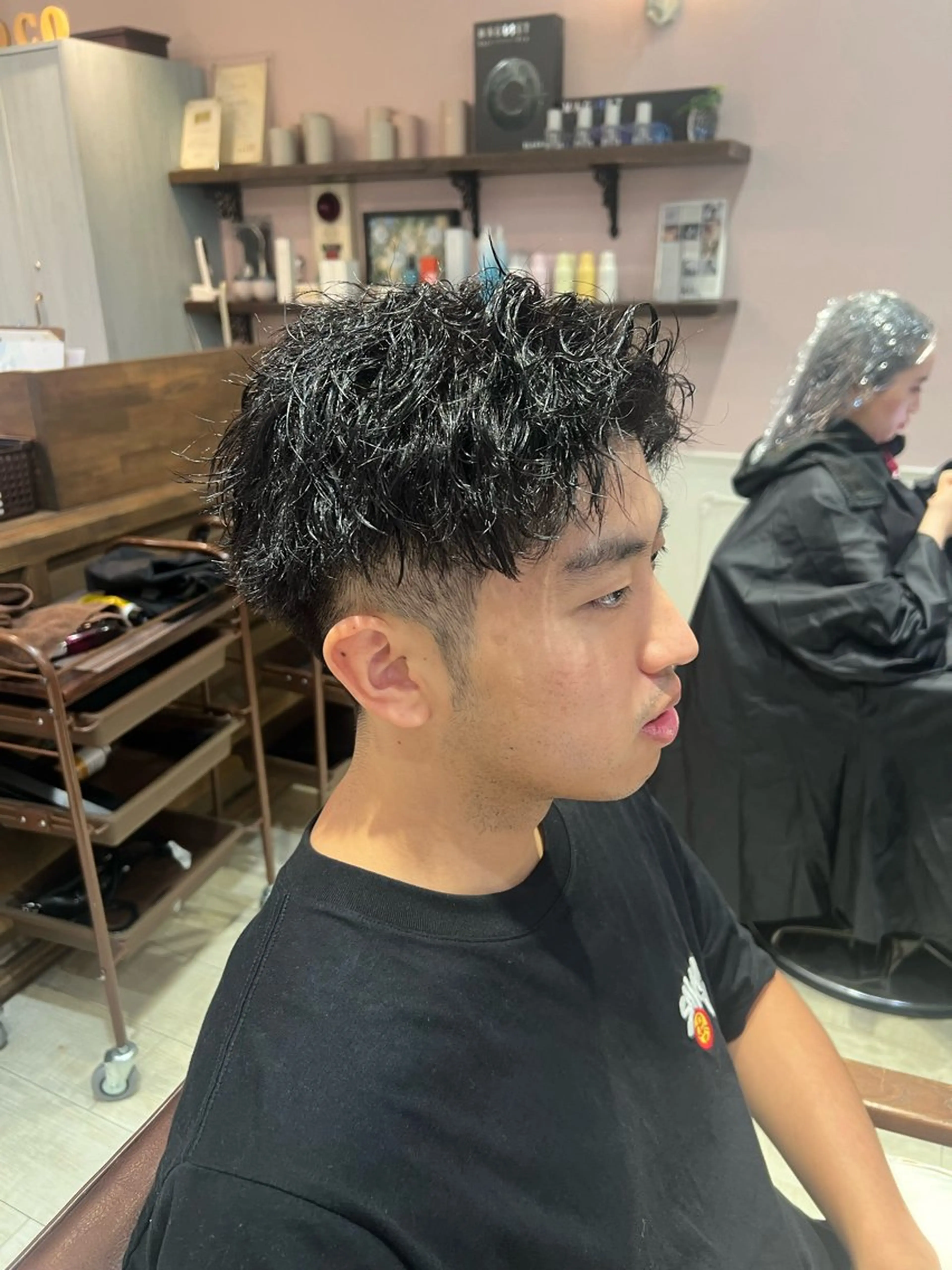 パーマ メンズ 透明感カラー 🫧ゆうしん/平尾のヘアスタイル