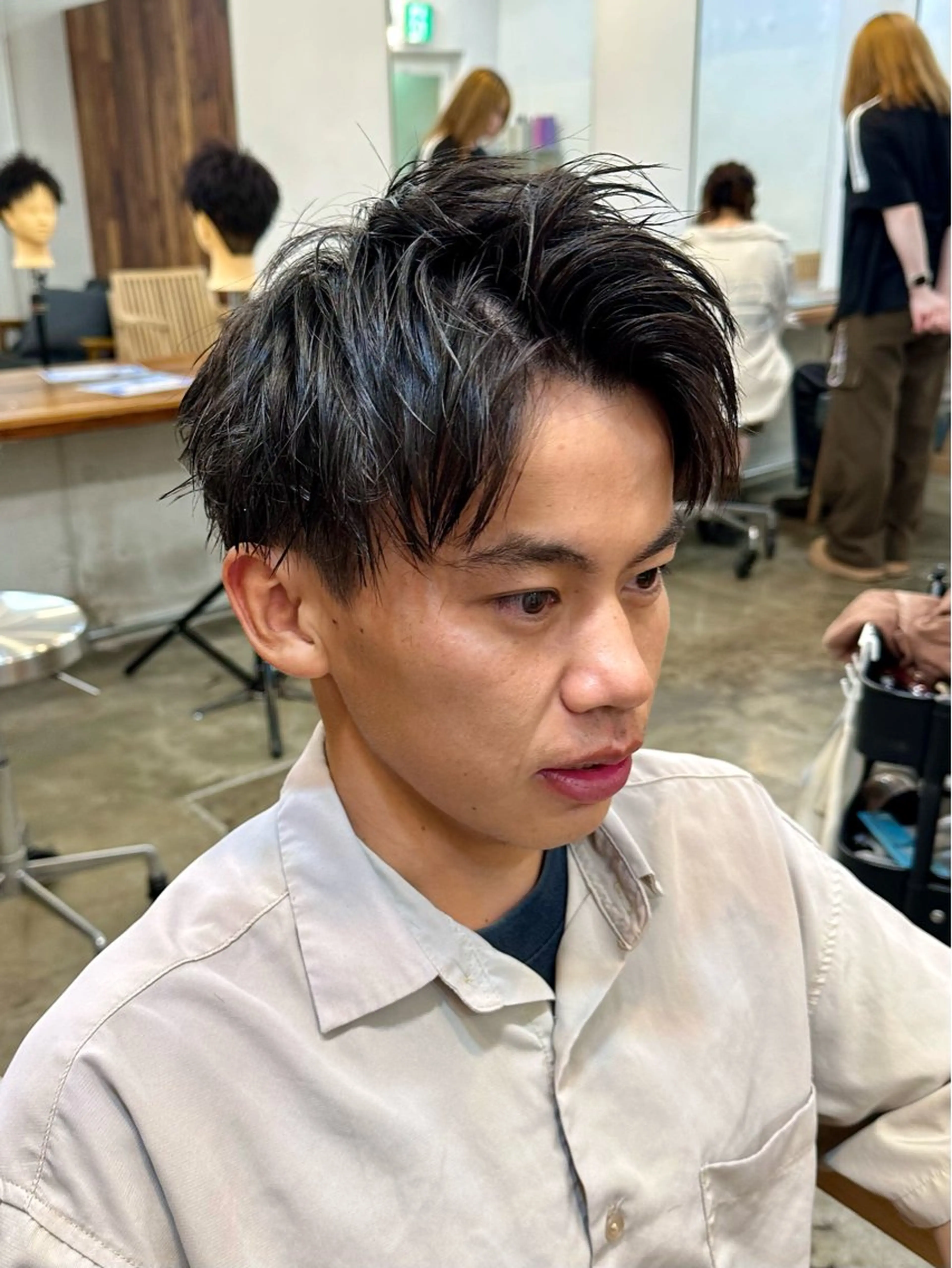 ショート メンズ 横浜/メンズ特化/ Farbe/田中颯斗のヘアスタイル