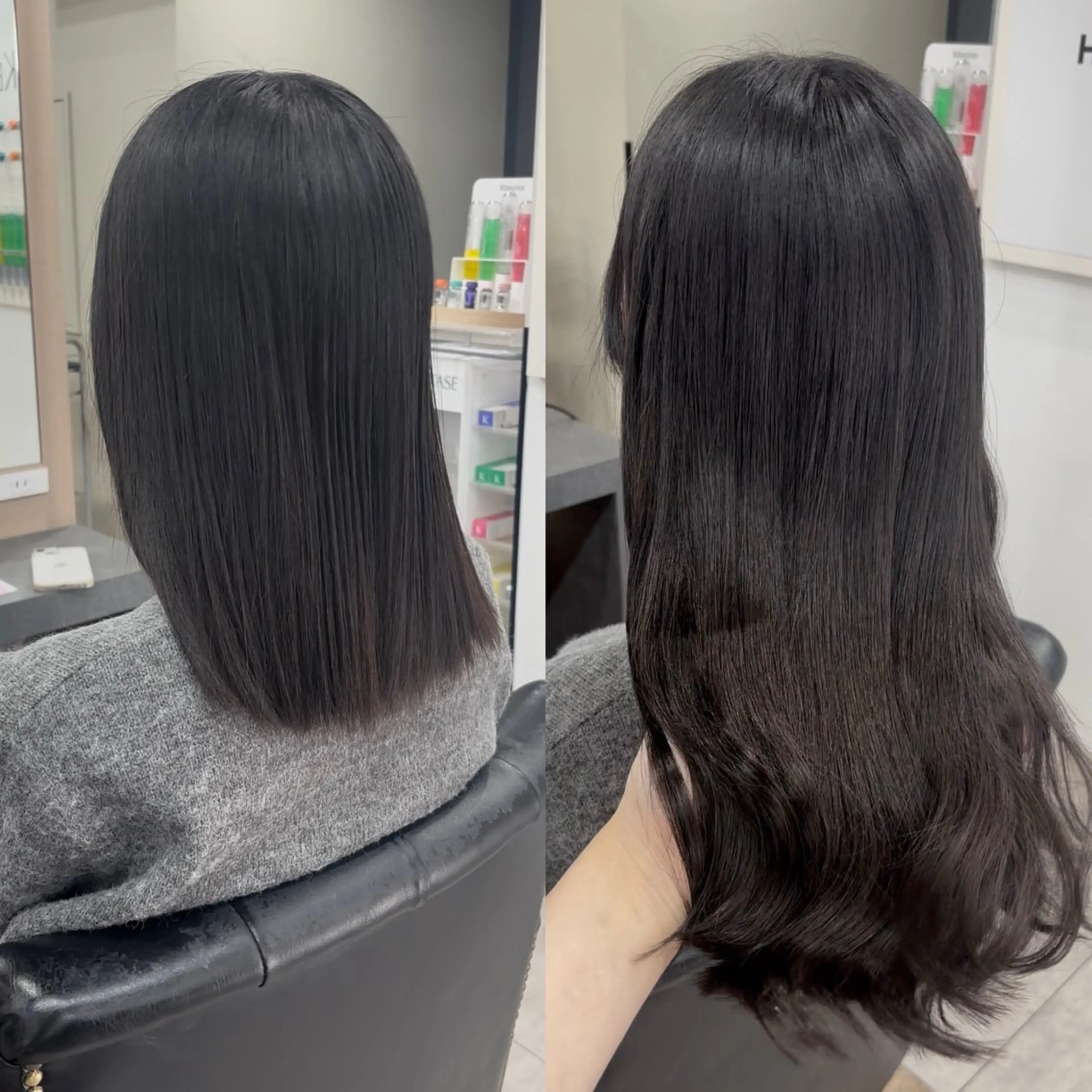 ロング エクステ 髪質改善 レイヤーカット エクステ 横浜/エクステ特化× 艶カラー/あいかのヘアスタイル