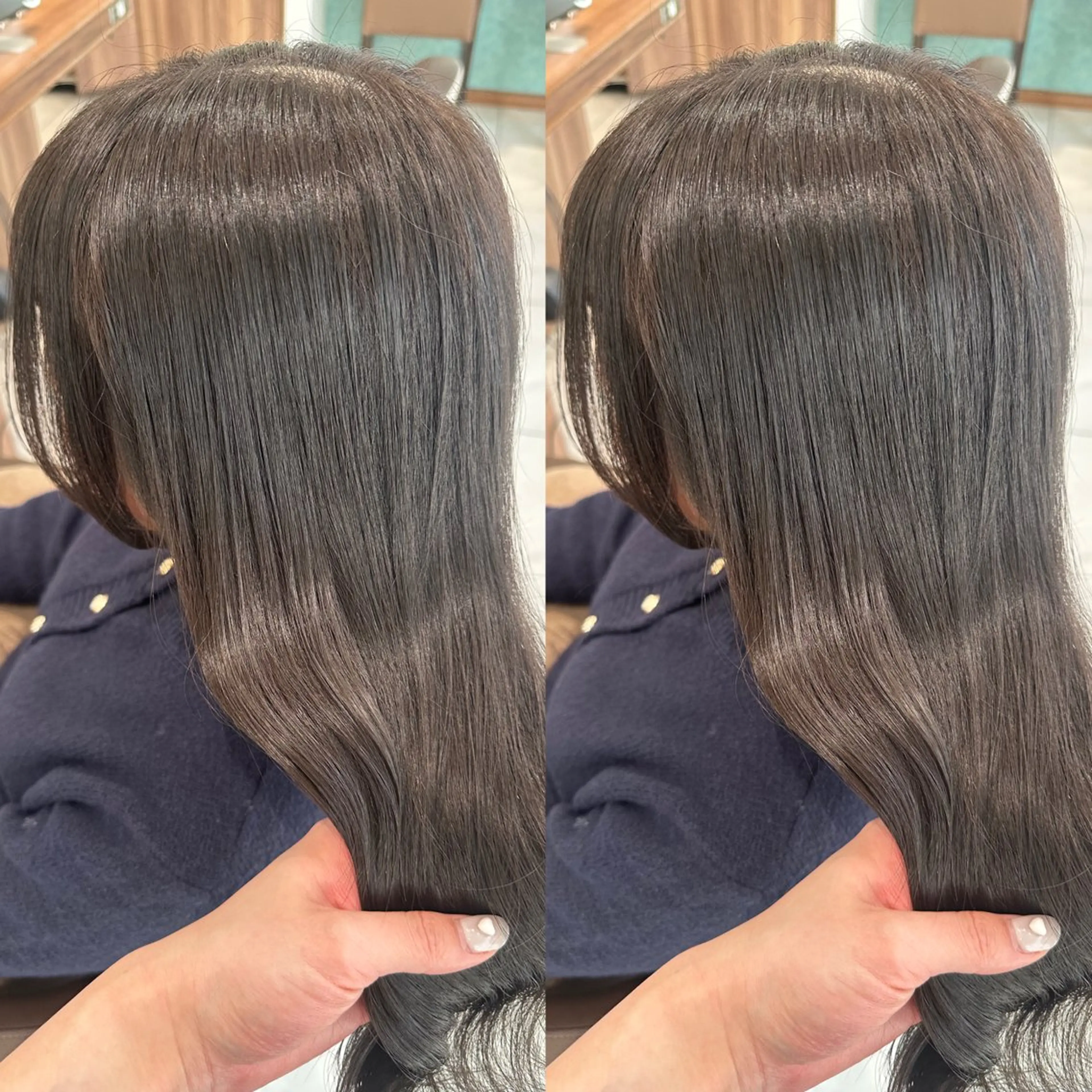 🏁【3月限定価格💖】カット+イルミナケアカラー+髪質改善トリートメント🏁の写真