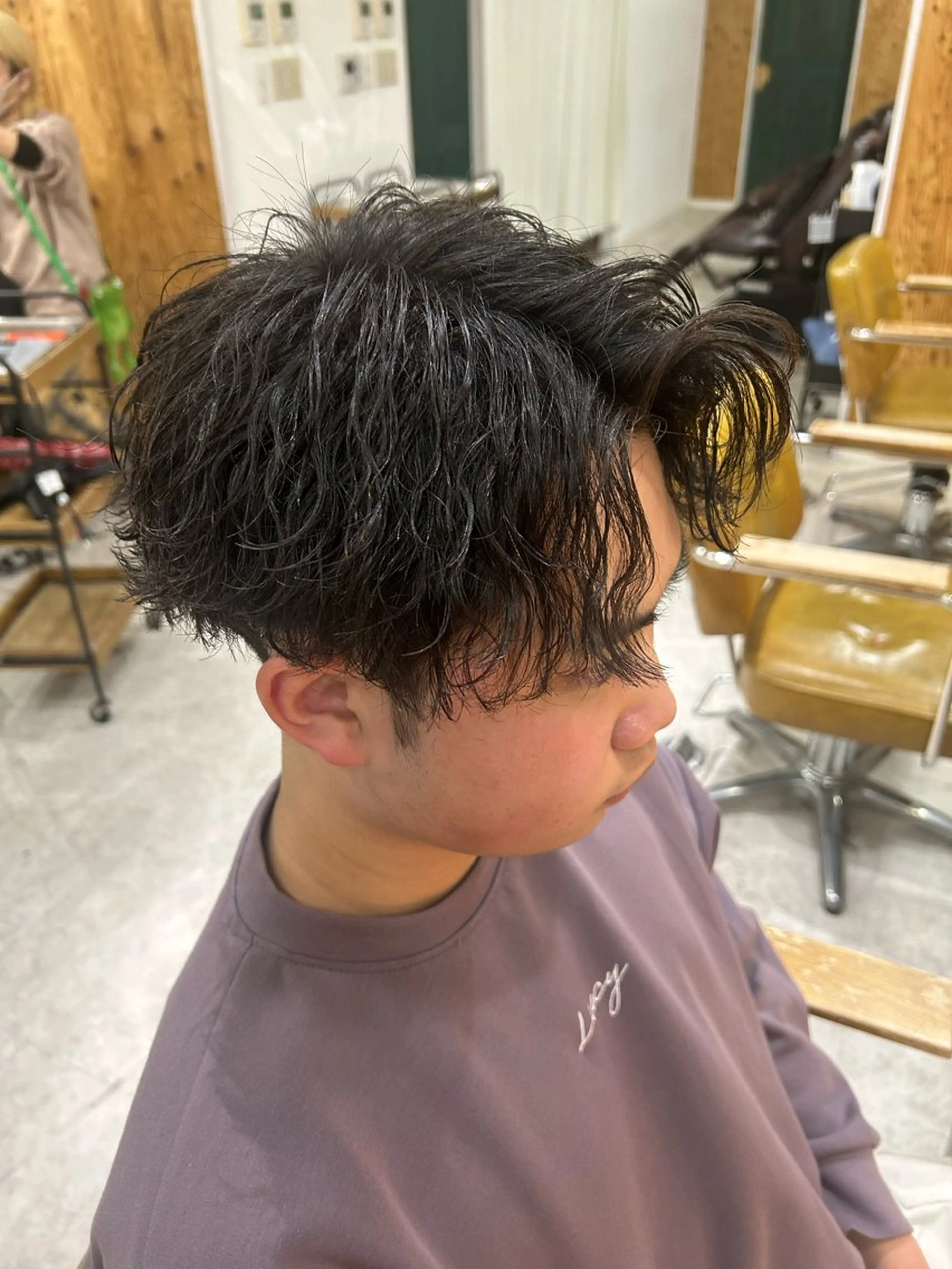 パーマ ヘアアレンジ メンズ カット パーマ 《メンズ特化》 早川 愛斗のヘアスタイル