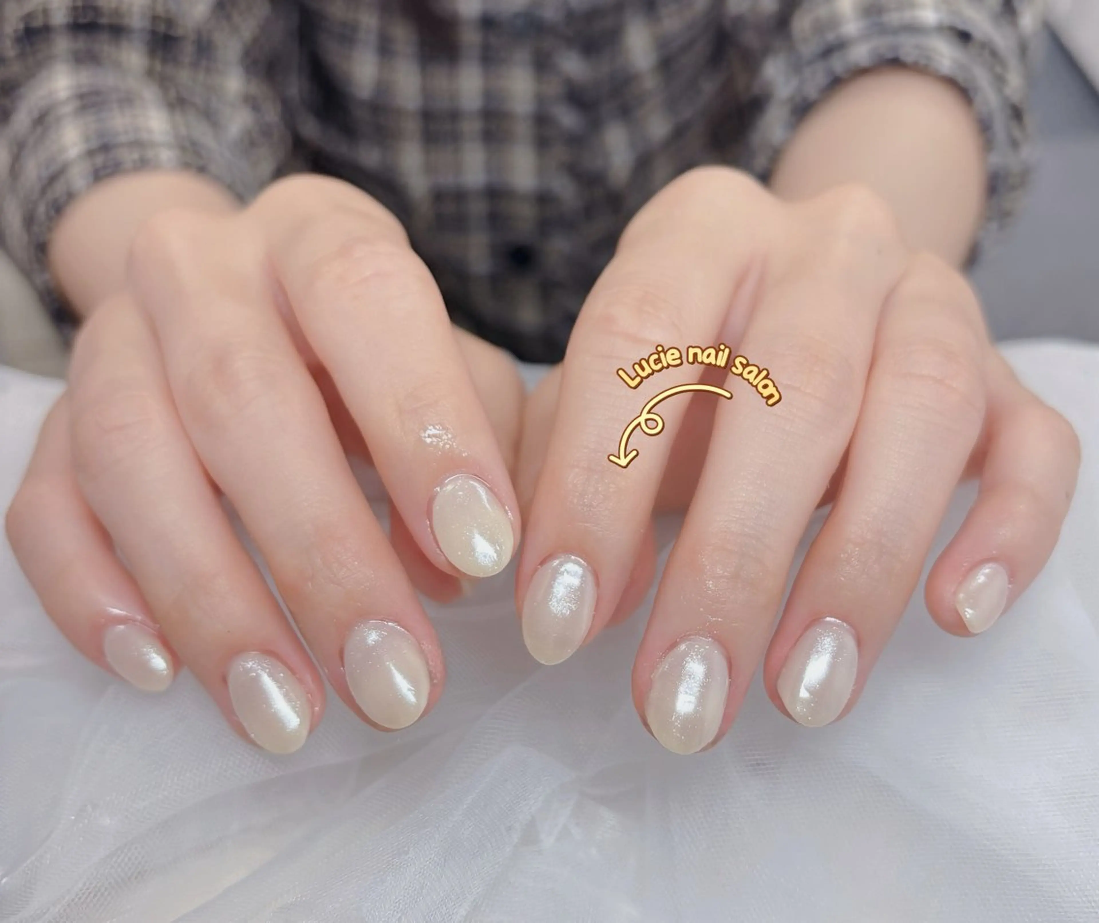 ネイル フレンチネイル ジェルネイル グラデーション 持ち込み オフィスネイル ハンドネイル LUCIE NAILのネイルデザイン