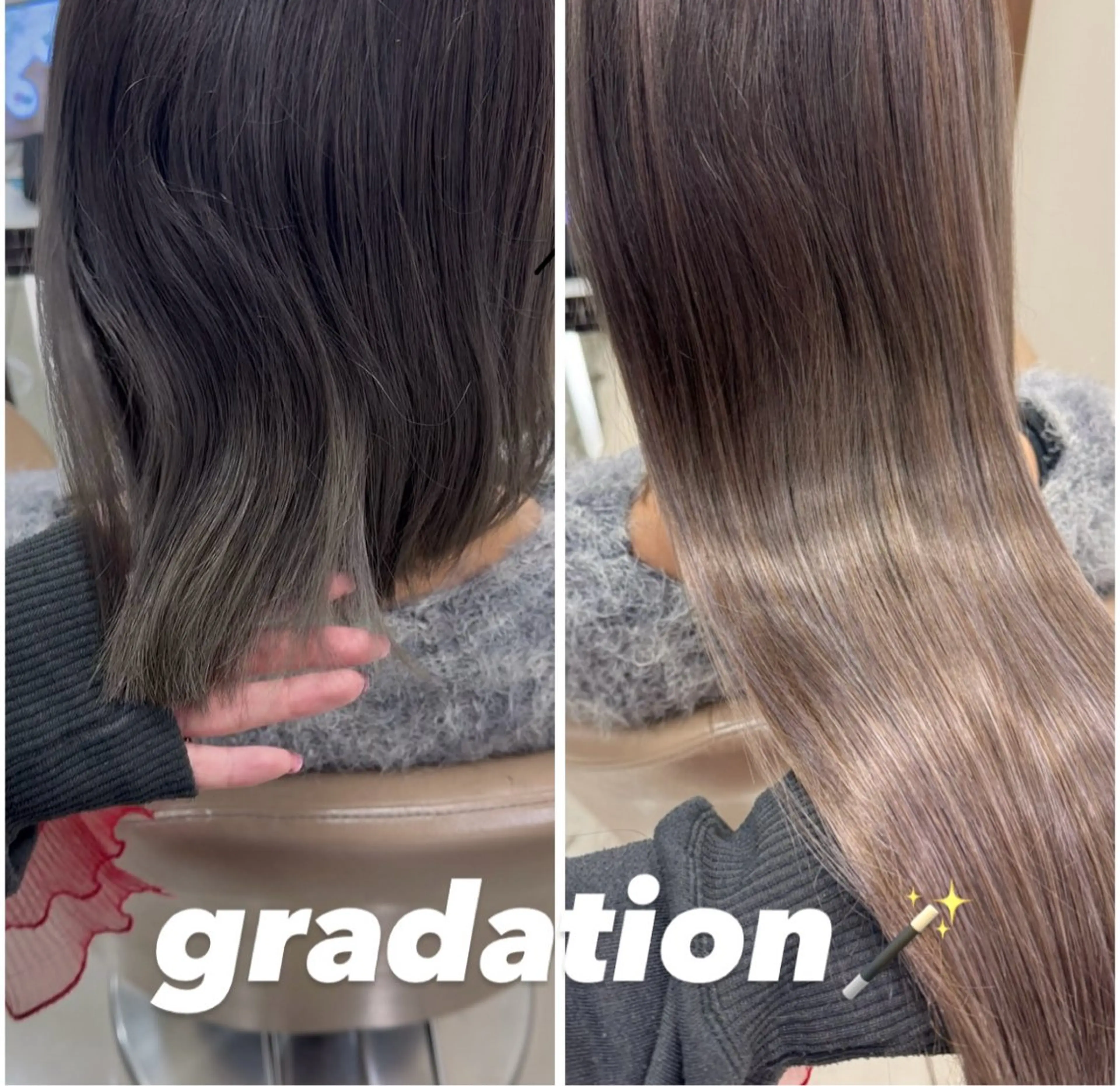 ショート カラー エクステ エクステ指名数 No.1💖ゆい🌈のヘアスタイル