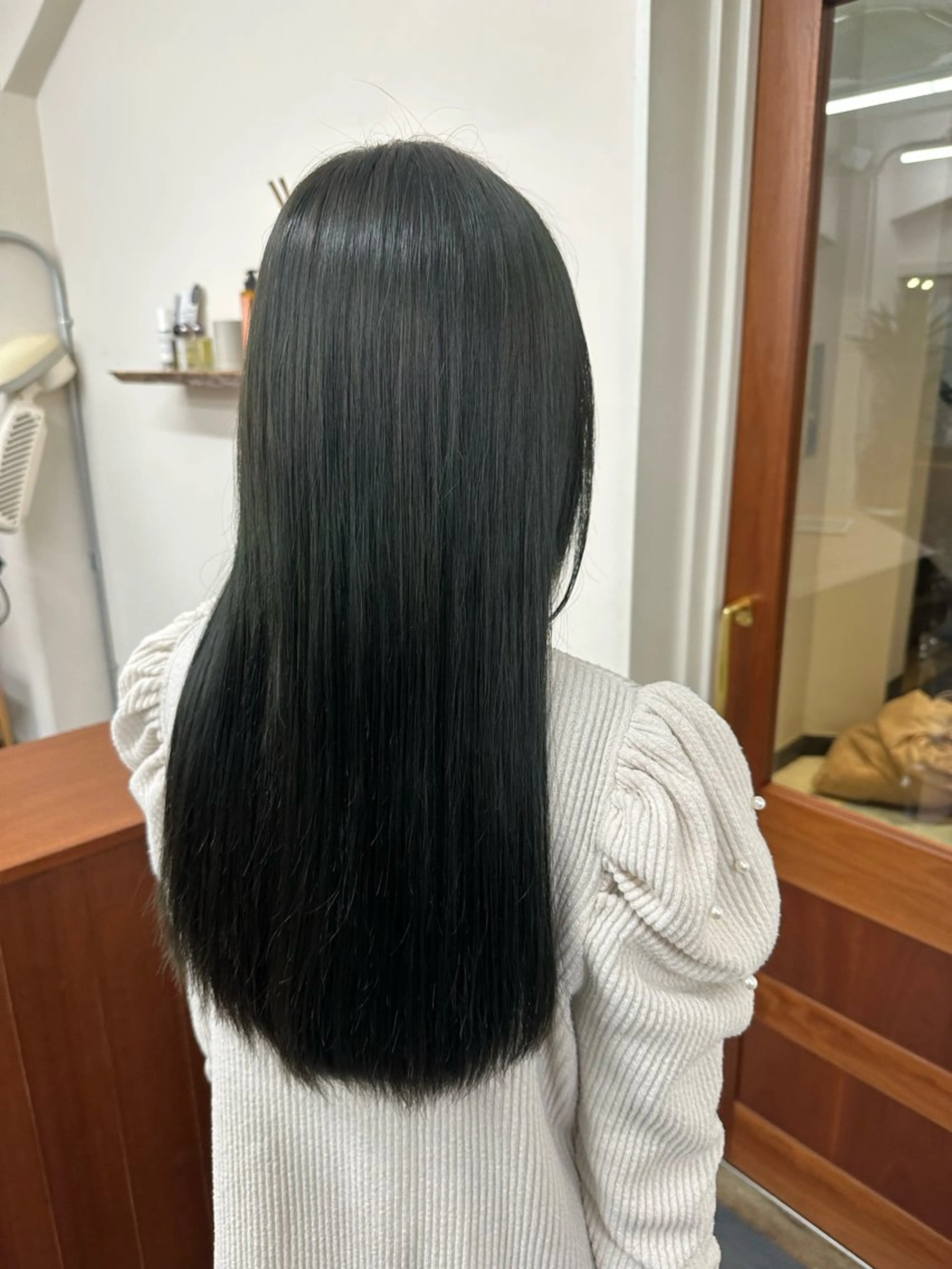 ロング カラー 縮毛矯正・透明感 カラー💙acoのヘアスタイル