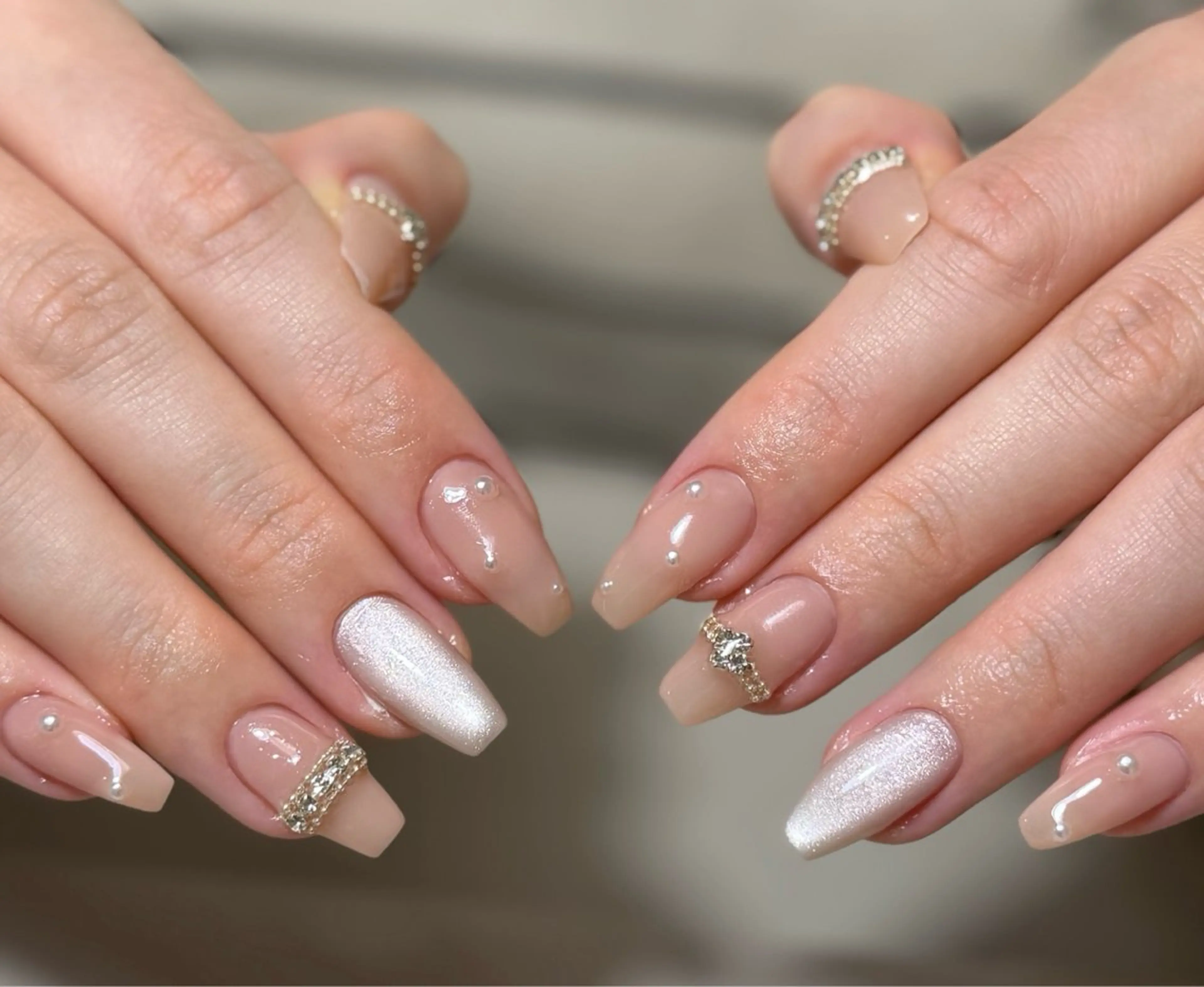 ネイル ハンドネイル ハンドケア 🍑 momo_nailのネイルデザイン