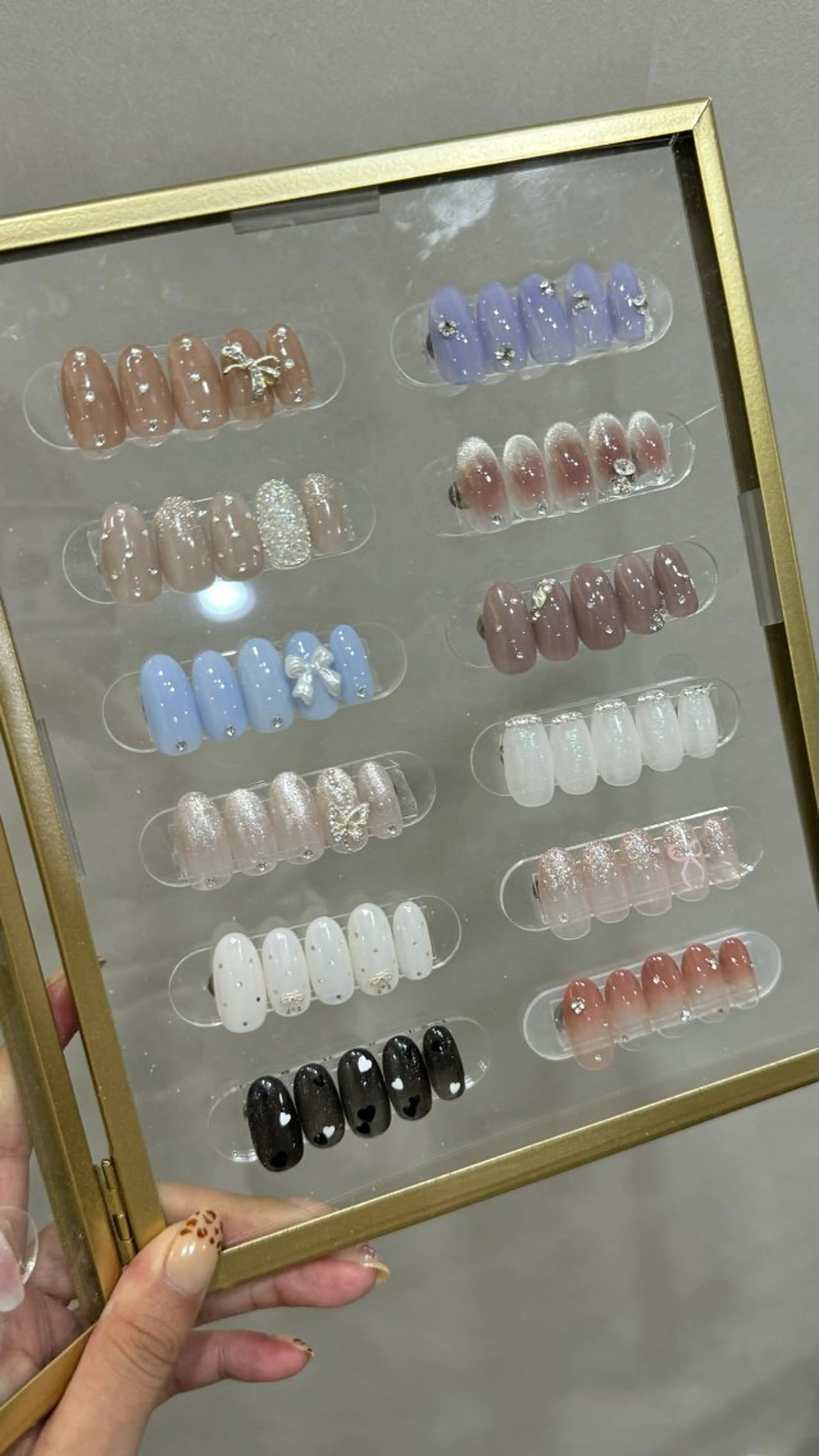 ネイル ハンドネイル 韓国ネイル/ワンホン ネイル🎀表参道3分のネイルデザイン