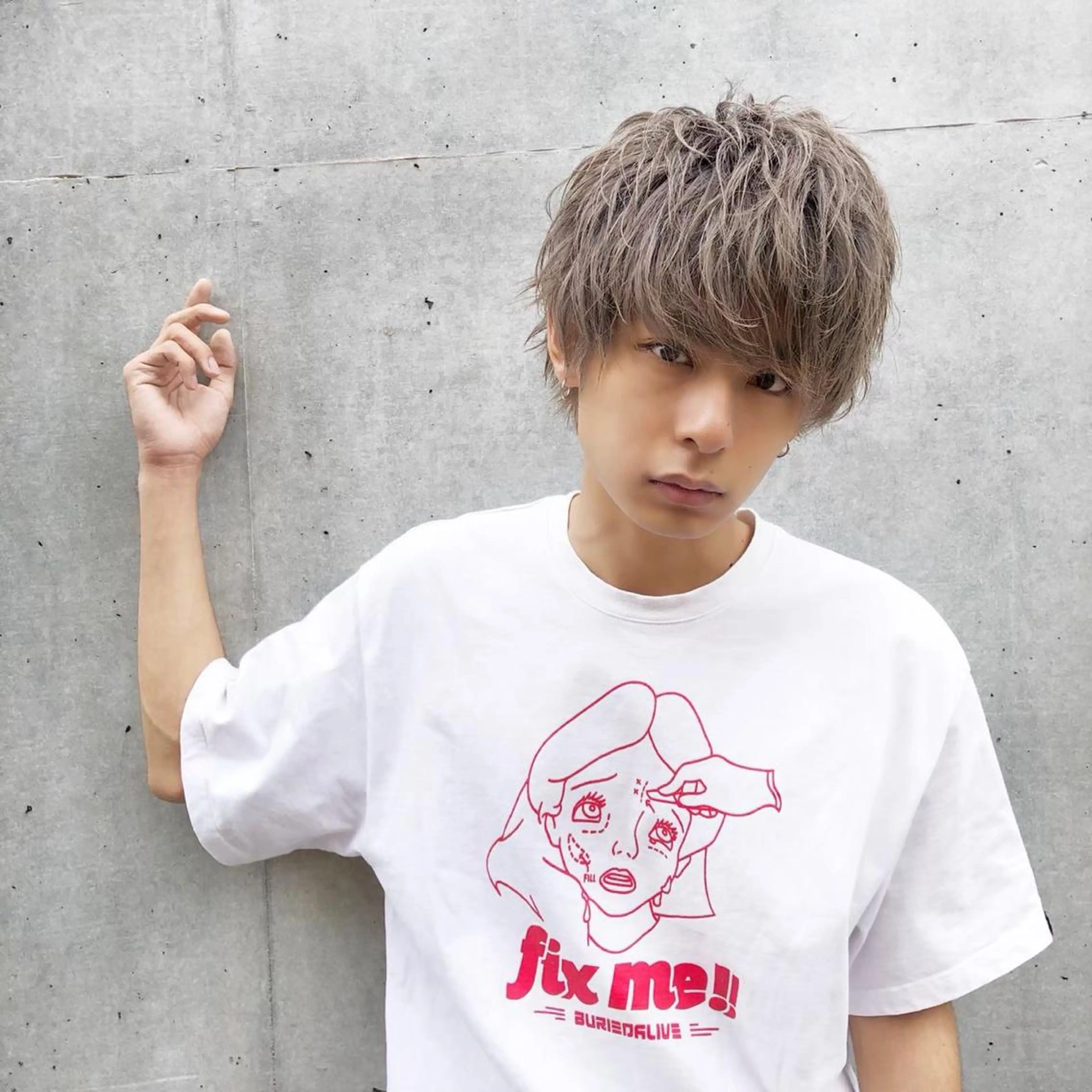 ショート カラー メンズ 横浜メンズパーマ🔥 大野賢人のヘアスタイル