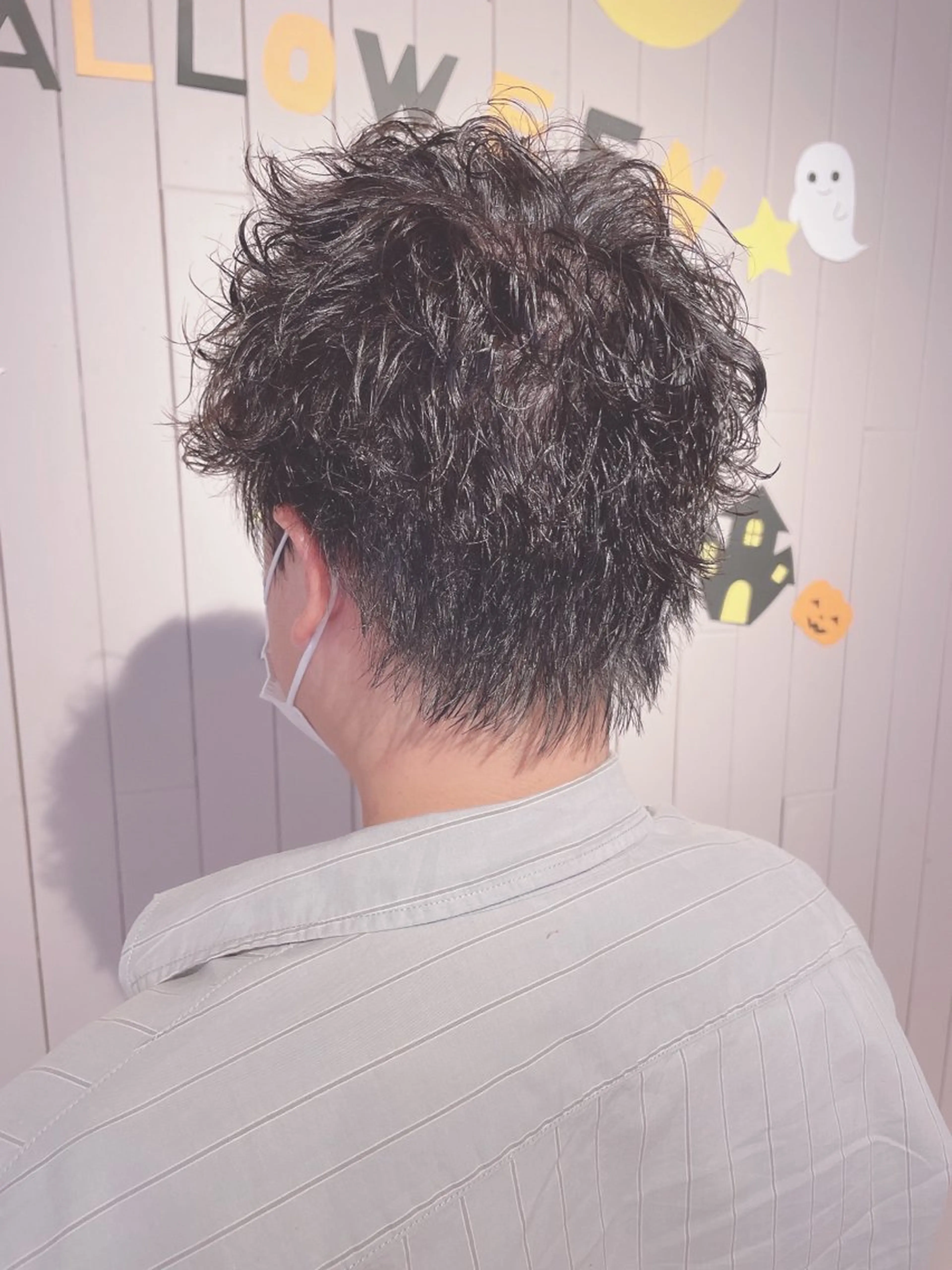 ショート パーマ メンズ メンズパーマ スパイキーショート ショートヘア カット パーマ ❣️モードケイズ塚口 和田一将のヘアスタイル