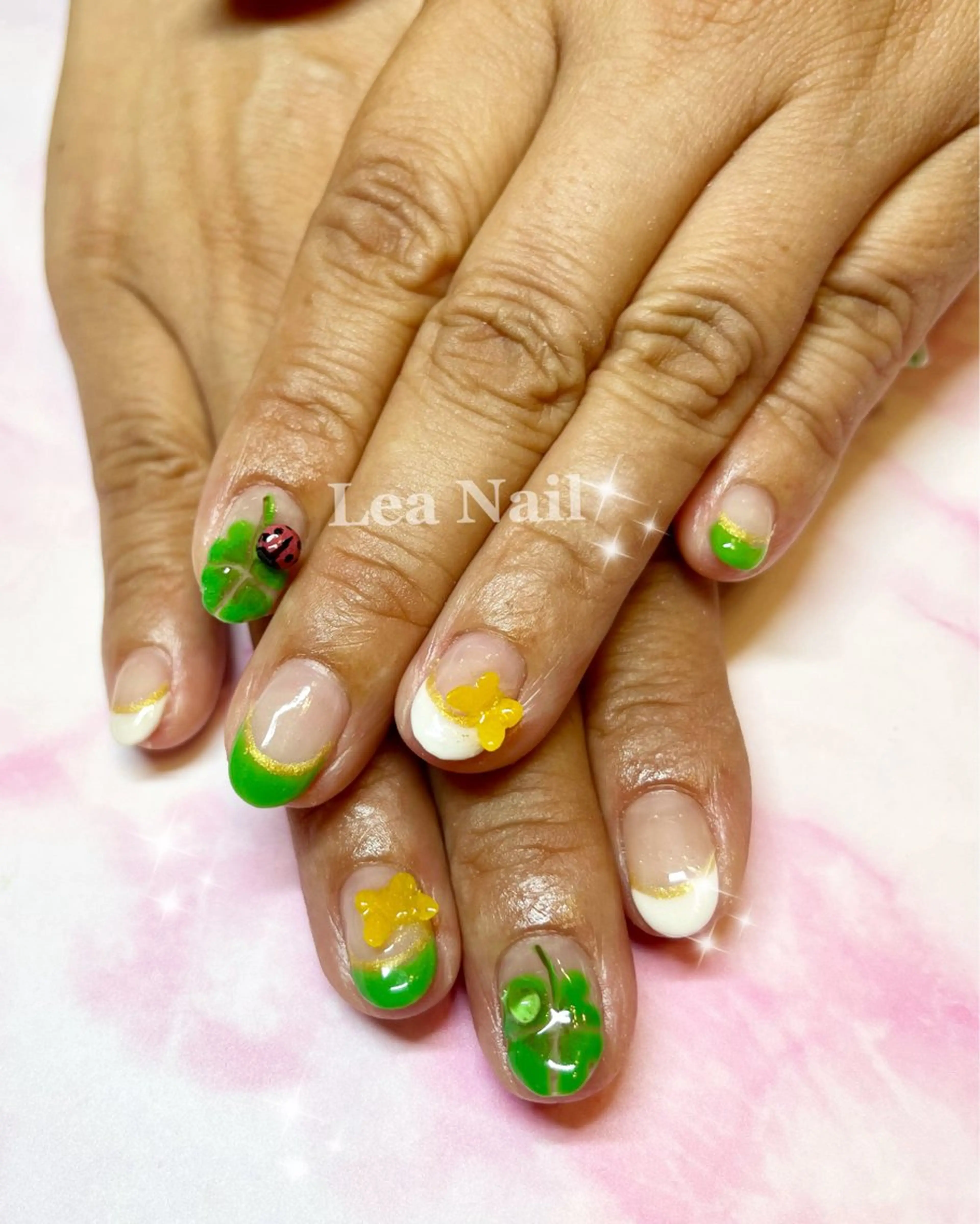ネイル ぷっくりネイル Lea Nailのネイルデザイン