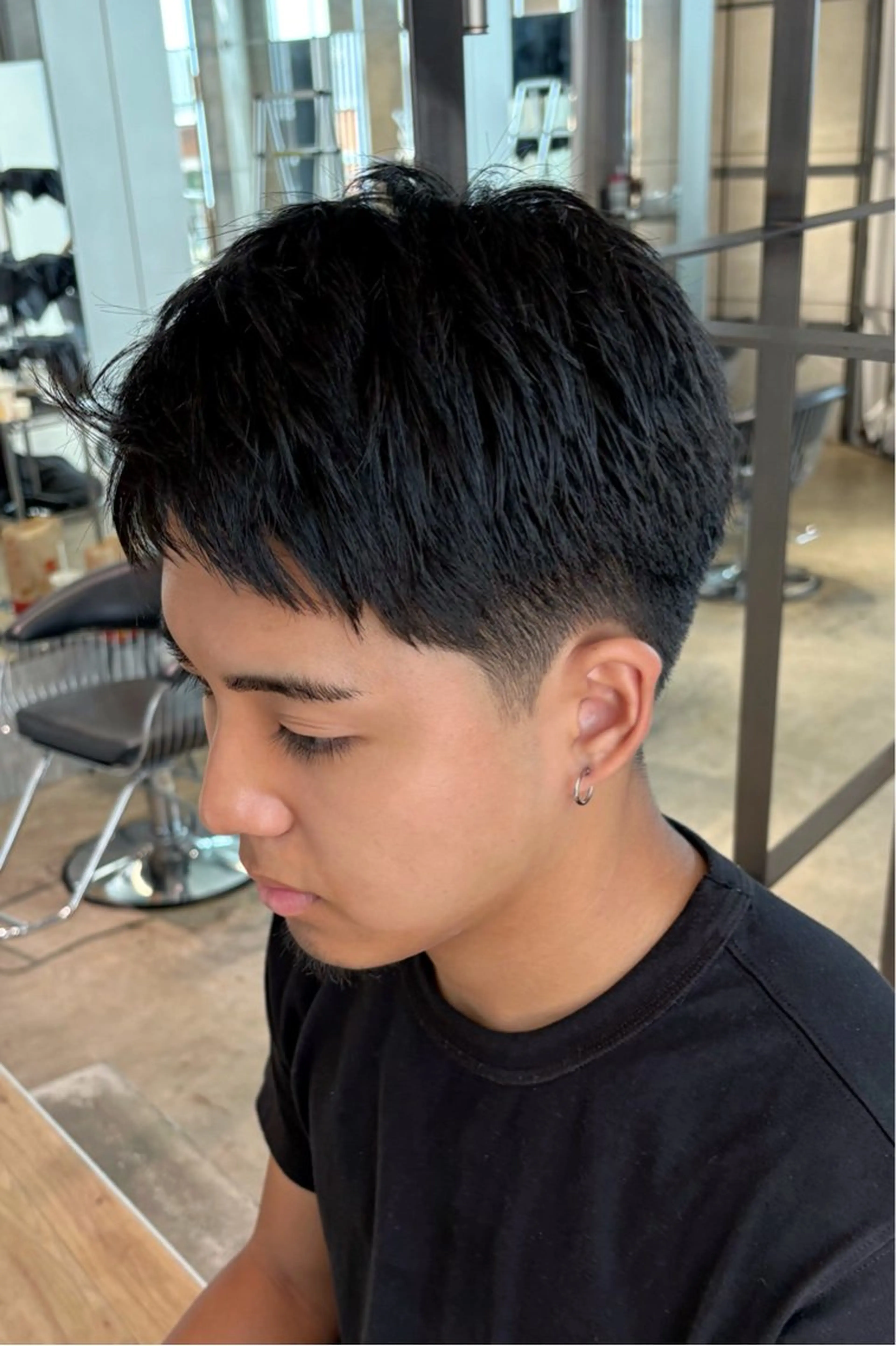 メンズカットの写真