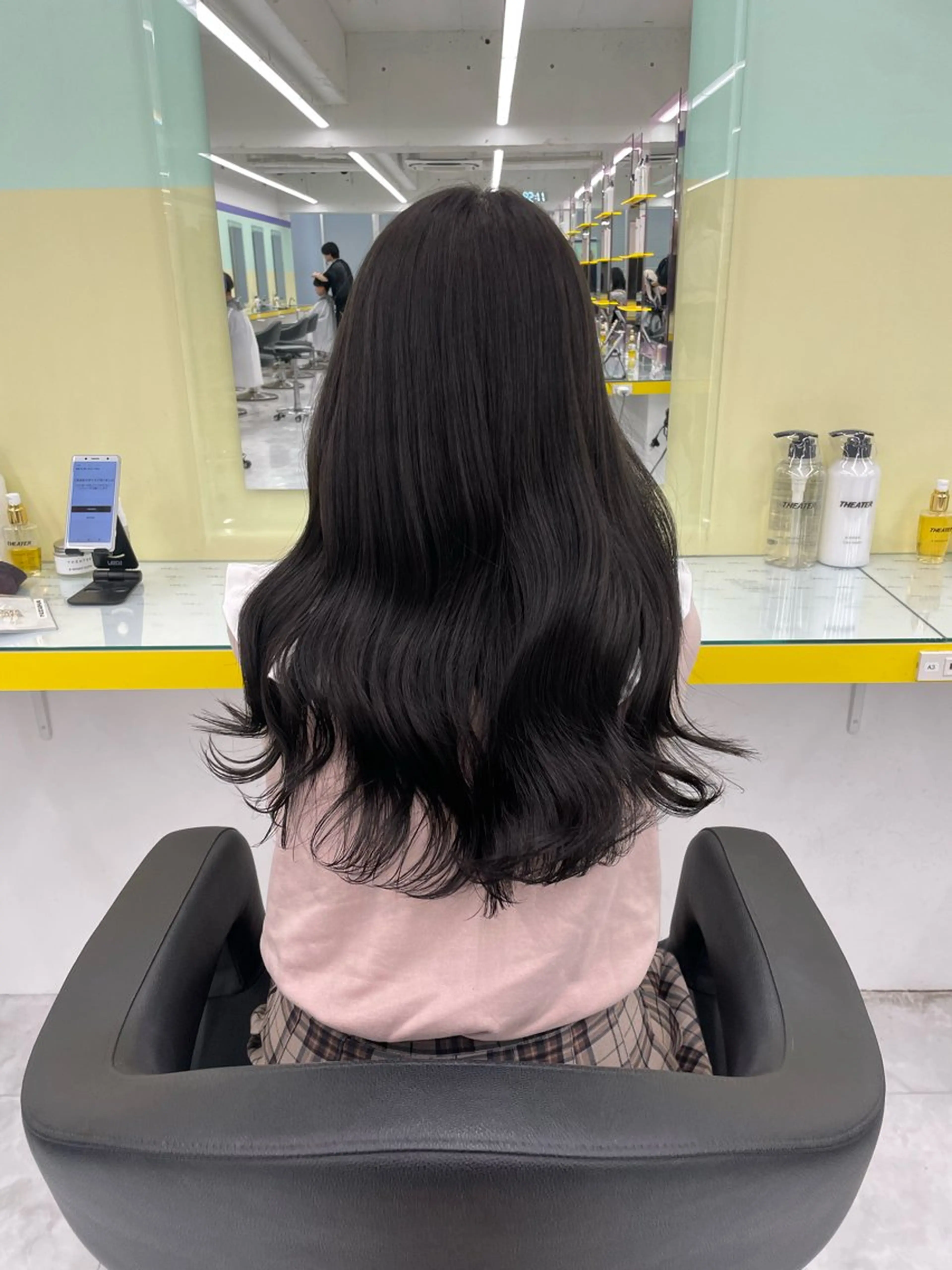 ロング カラー カット ヘアカラー トリートメント 🦋色落ち綺麗カラー メンズYUZU🦋‪のヘアスタイル