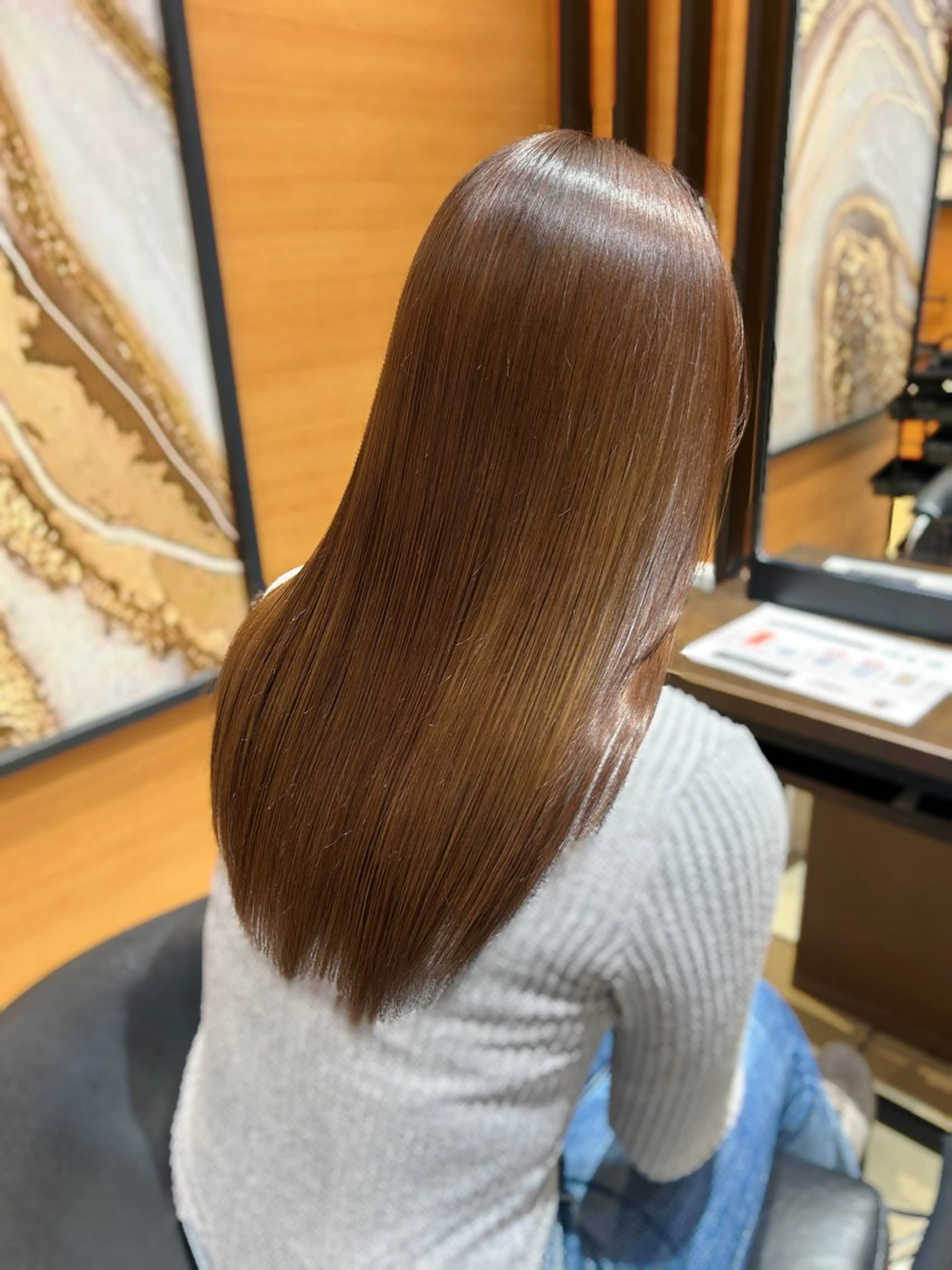 ロング カット ヘアカラー トリートメント ✨🍀岩崎 唯🍀✨のヘアスタイル