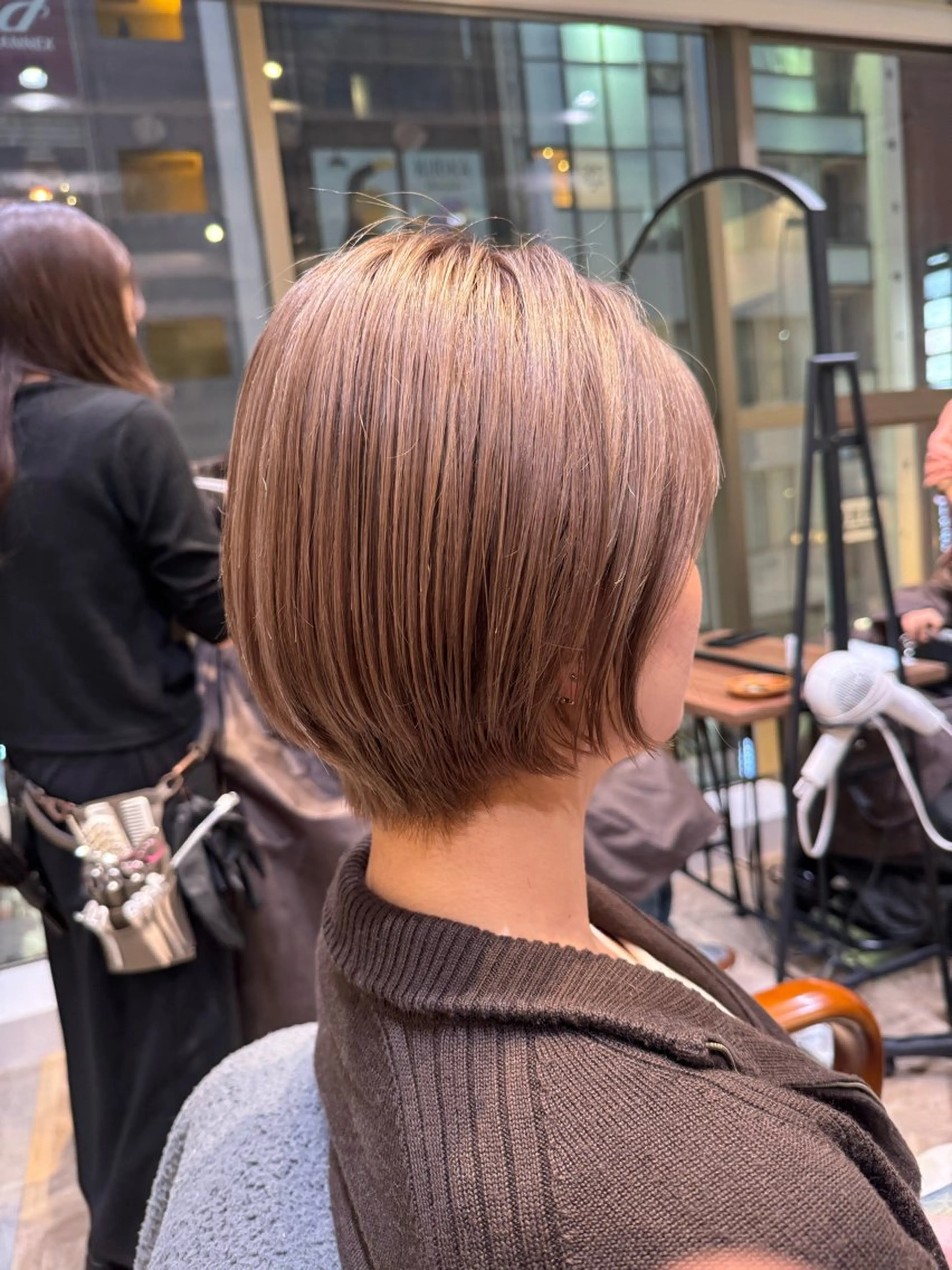 ショート カラー カット ヘアカラー 新宿 / Aujua ｿﾑﾘｴ🫧森田涼介のヘアスタイル