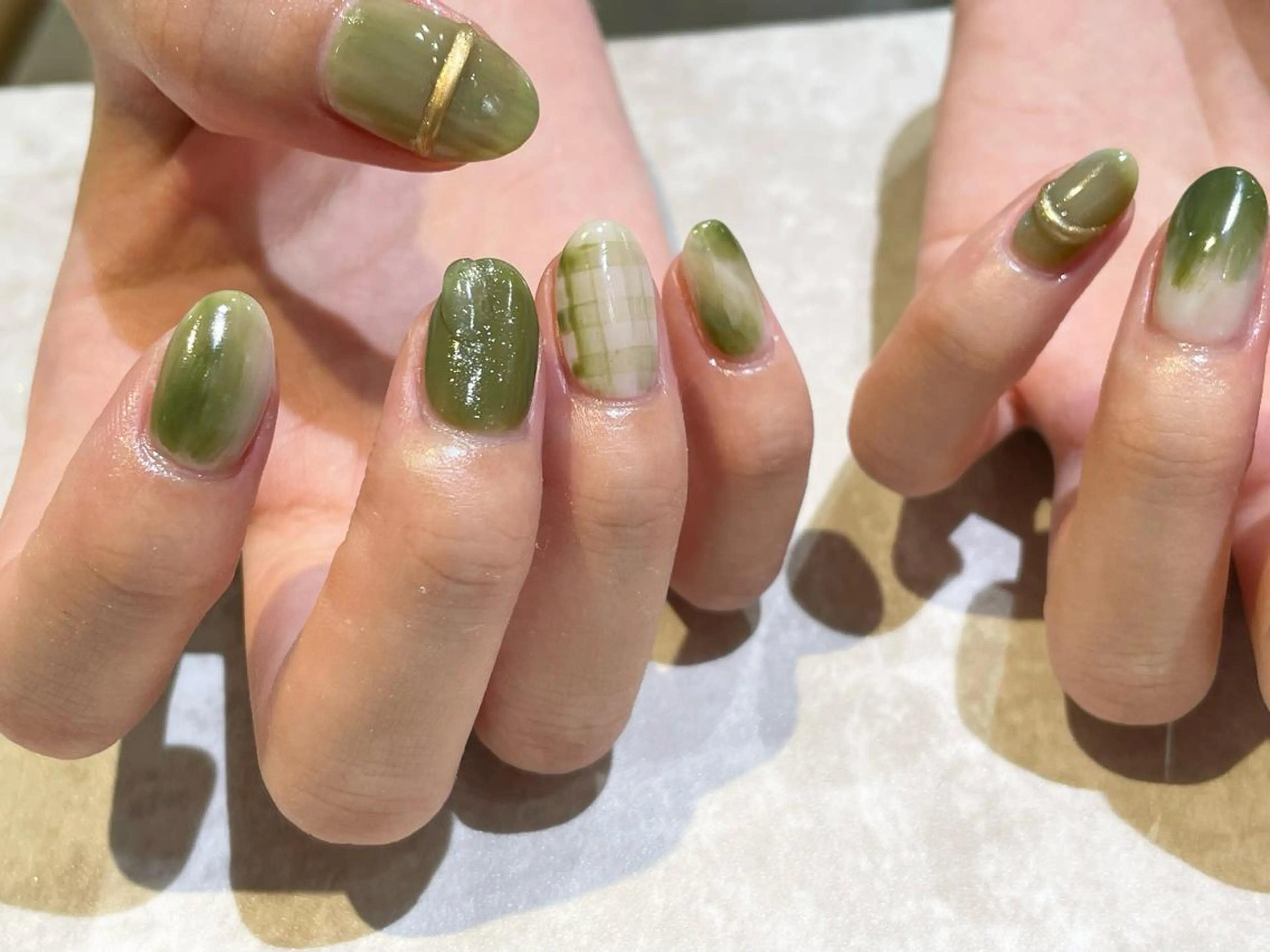 ネイル 舞田 苑香のネイルデザイン