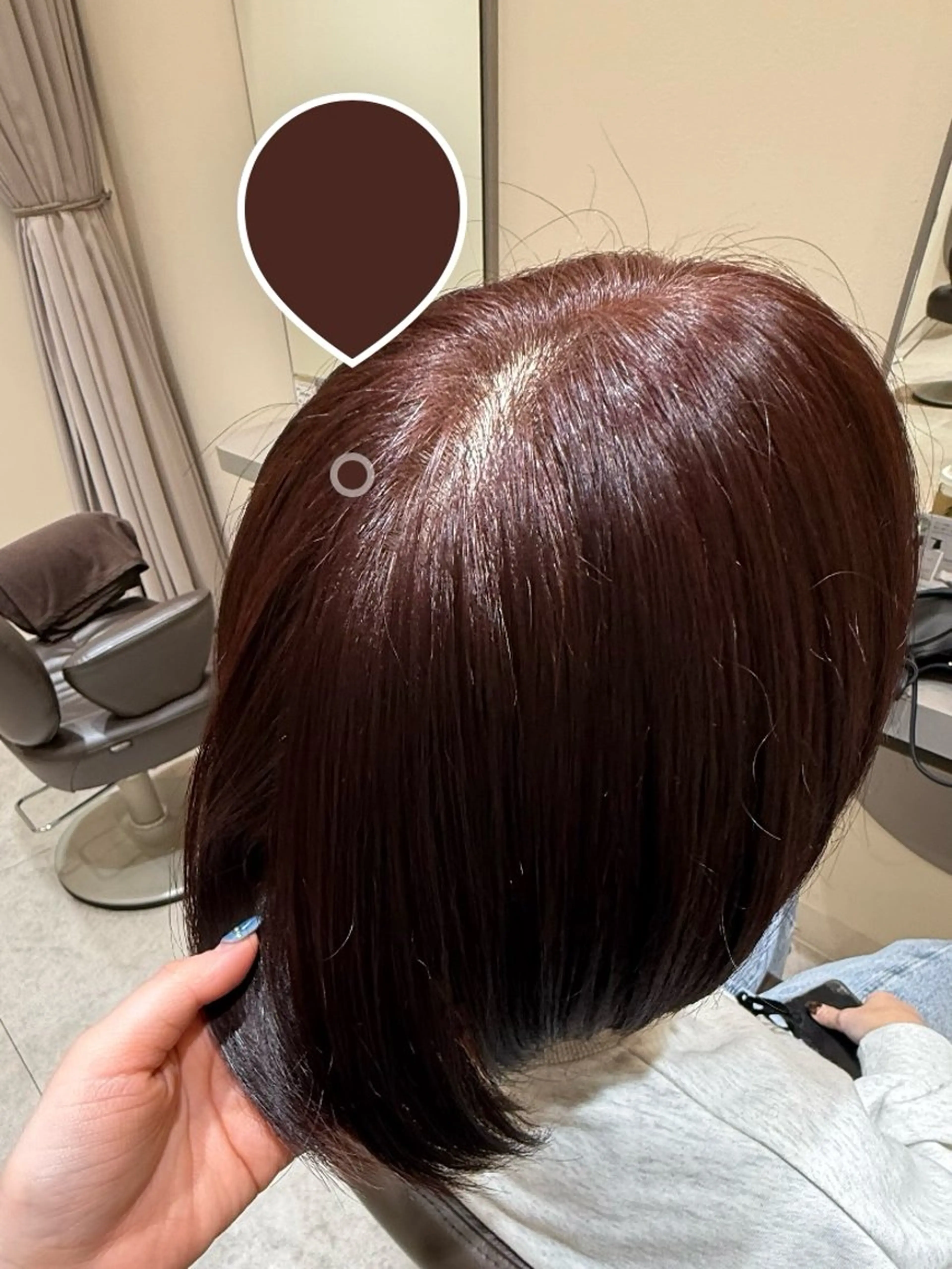 ショート カラー ブラウンカラー レッドカラー カット ヘアカラー トリートメント たにわき あんのヘアスタイル