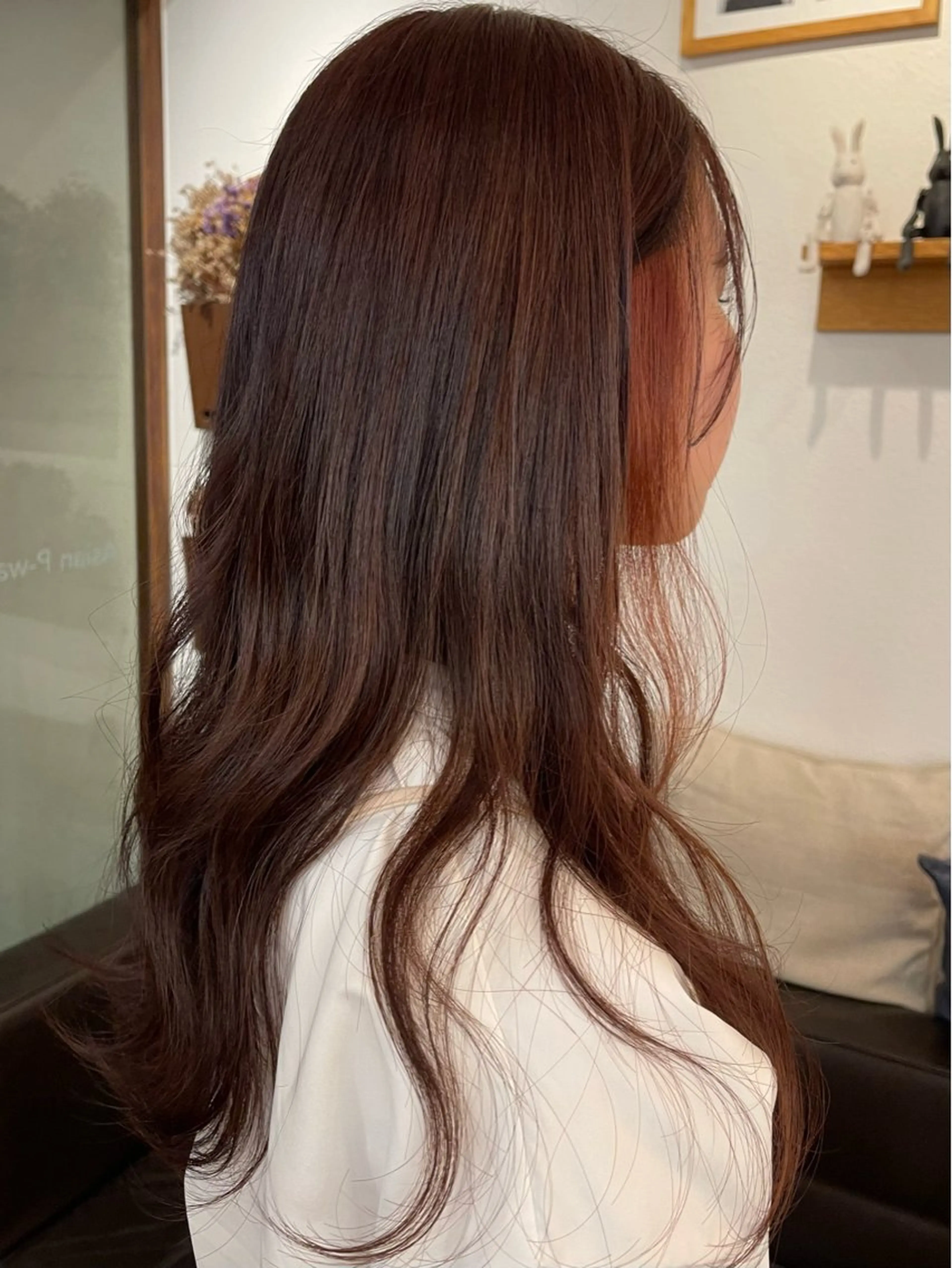 ロング カラー イヤリングカラー ヘアカラー 武藤 彩 ⌇カットモデル募集✂のヘアスタイル