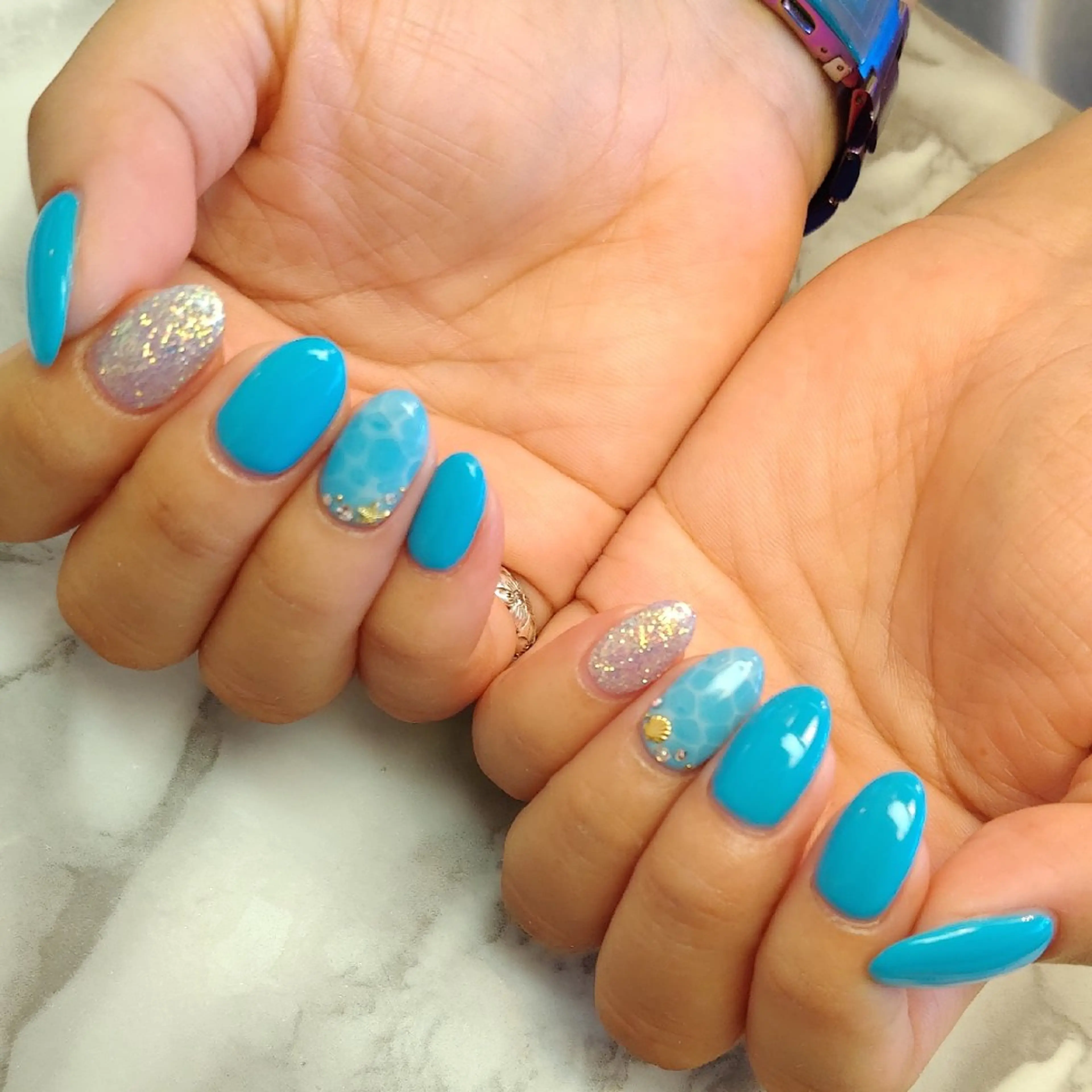 ネイル ジェヌインネイル 河内のネイルデザイン