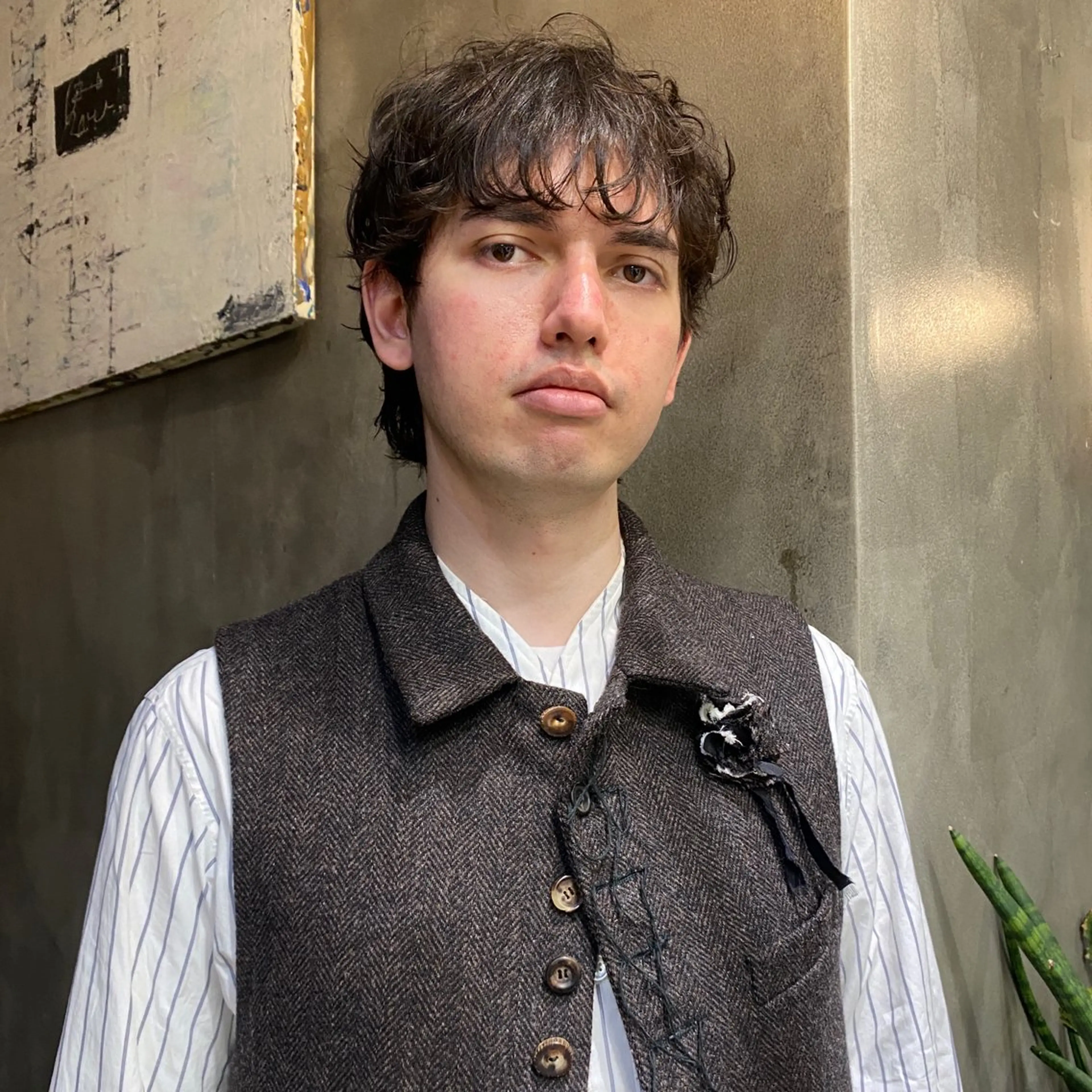 ショート パーマ メンズ メンズパーマ メンズウルフカット ショートヘア ウルフカット ニュアンスパーマ カット パーマ トリートメント メンズヘア/パーマ/ SHOUTOのヘアスタイル