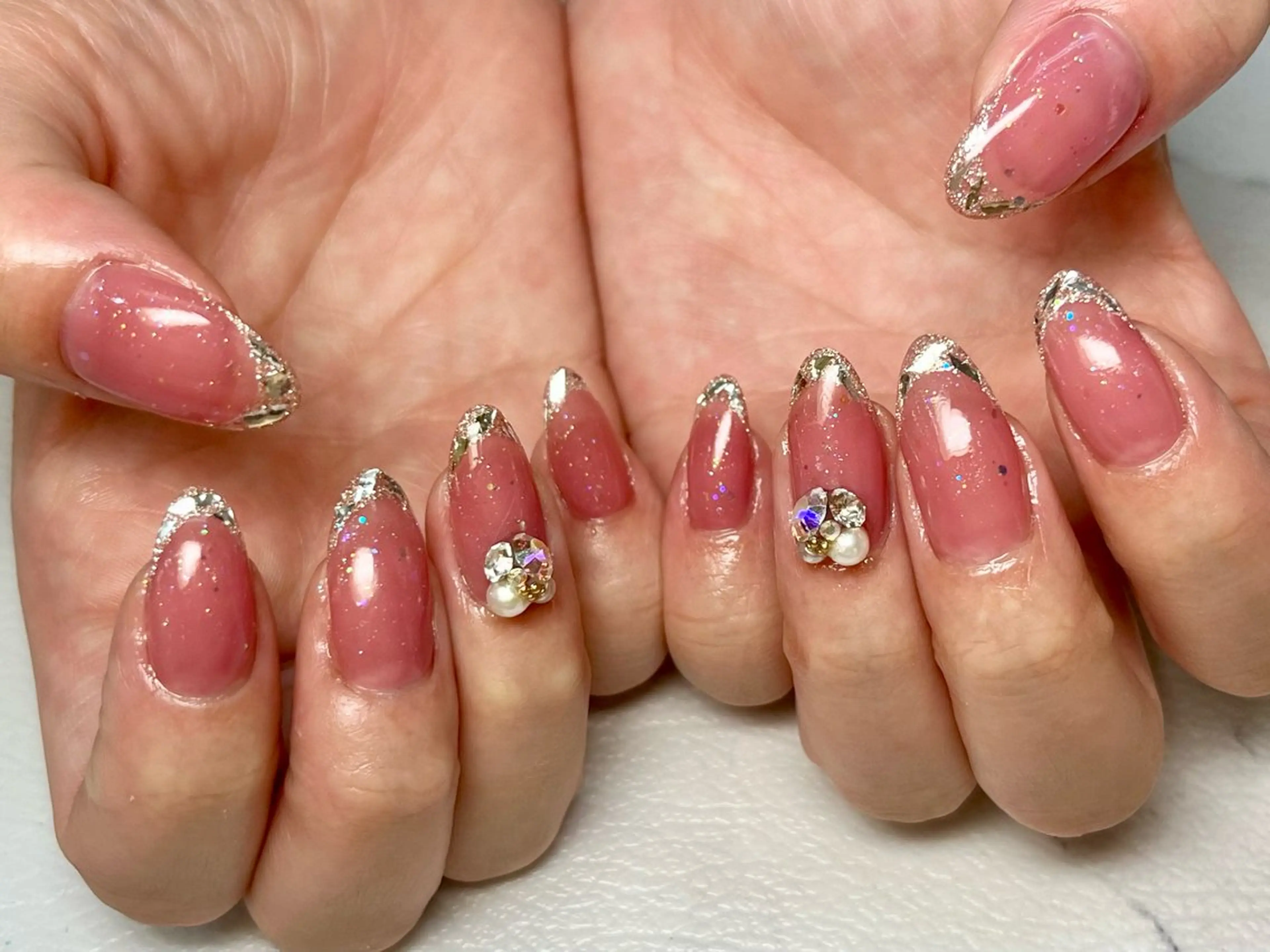 ネイル ハンドネイル Queennail 北堀江Yumiのネイルデザイン