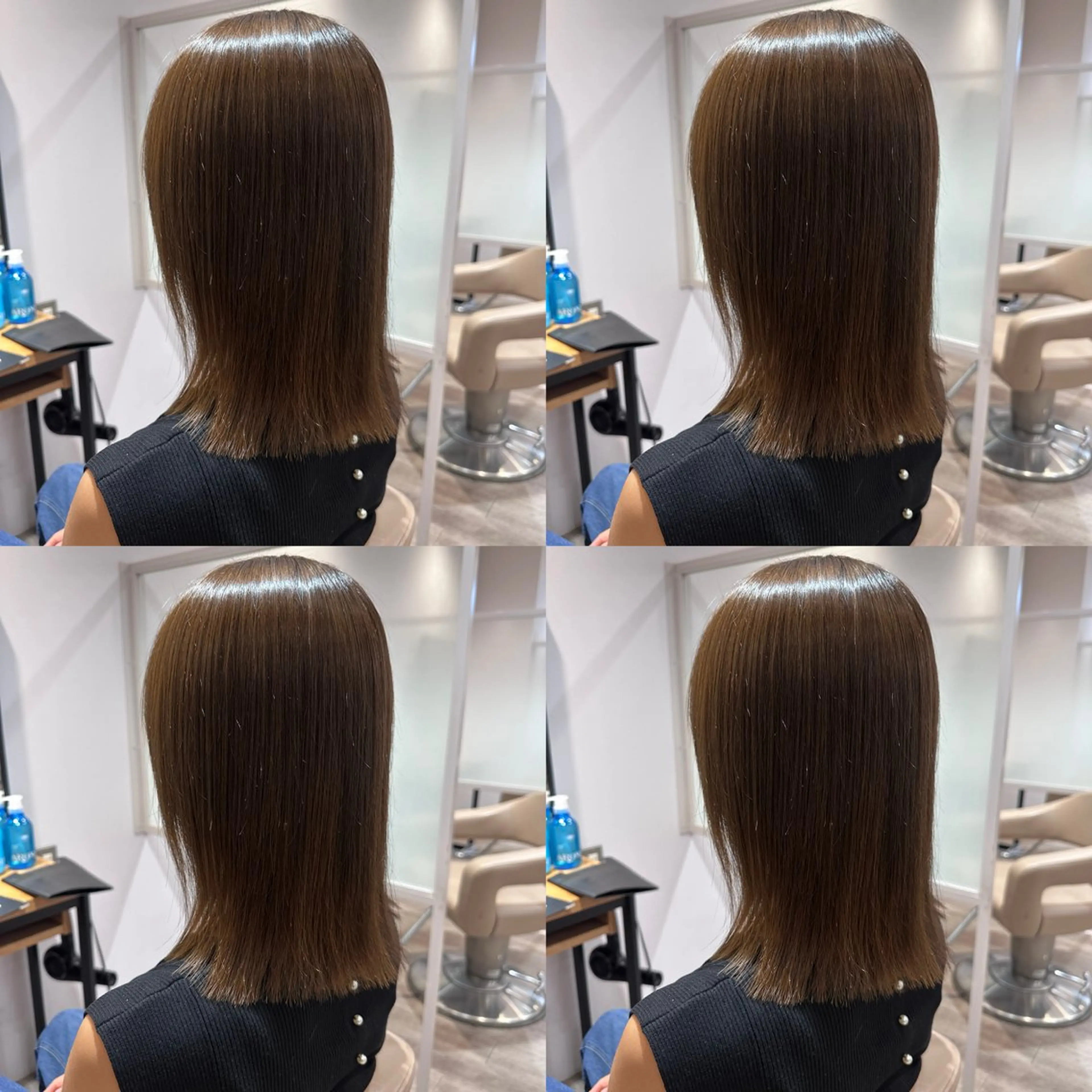 ミディアム センター南　髪質改善 大引　優のヘアスタイル