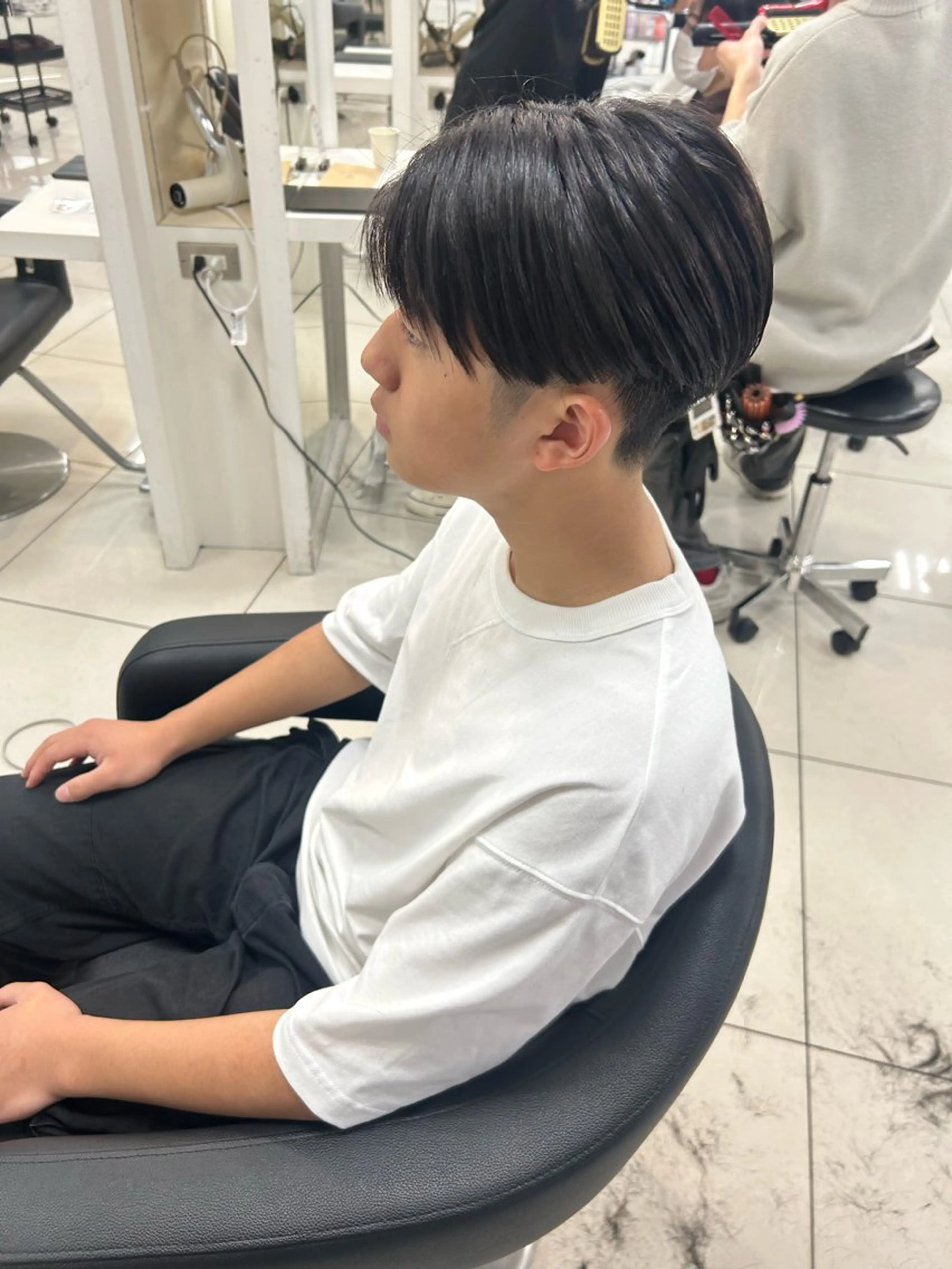 ショート カット 縮毛矯正 【縮毛矯正/レディー スカット】美涼🎀のヘアスタイル