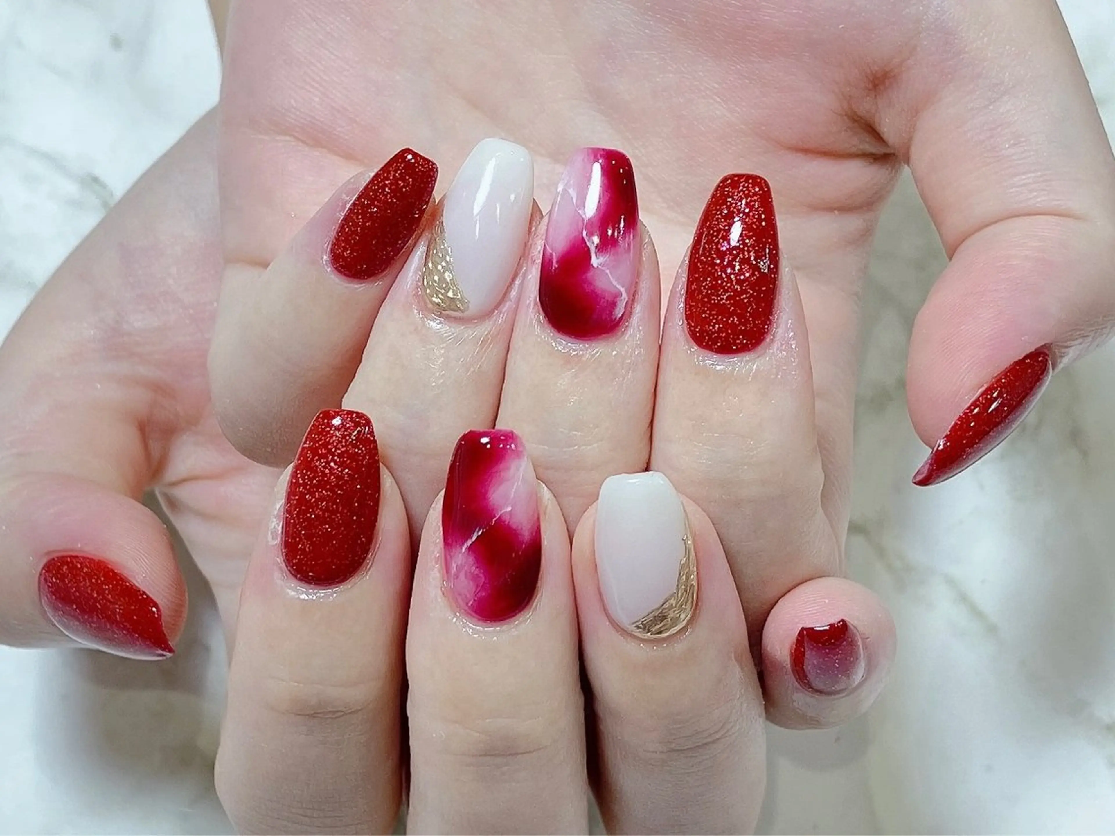 ネイル 持ち込み 林 麗欽のネイルデザイン