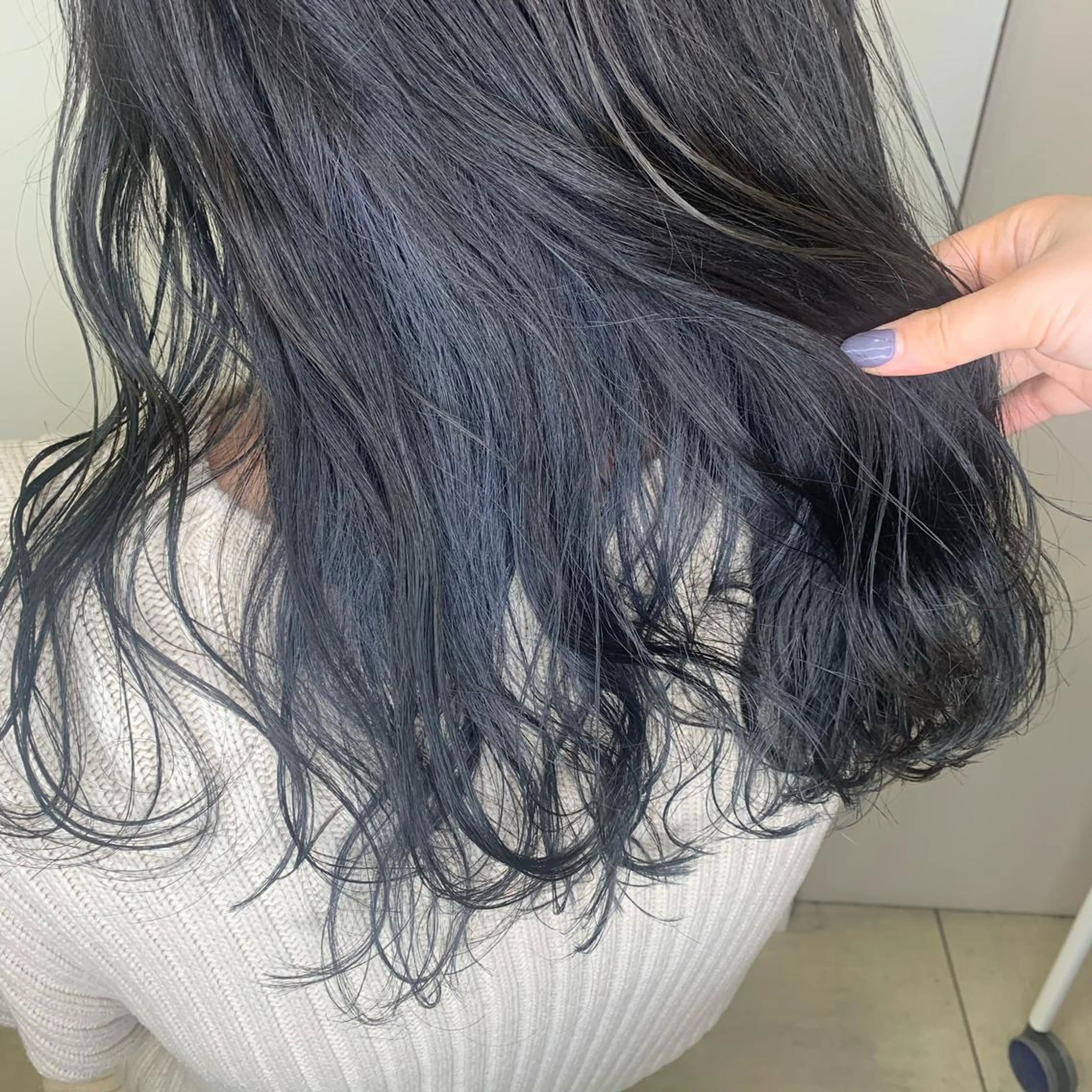 セミロング カラー ヘアアレンジ ヘアカラー トリートメント 【Sweep】おじま のぞみのヘアスタイル