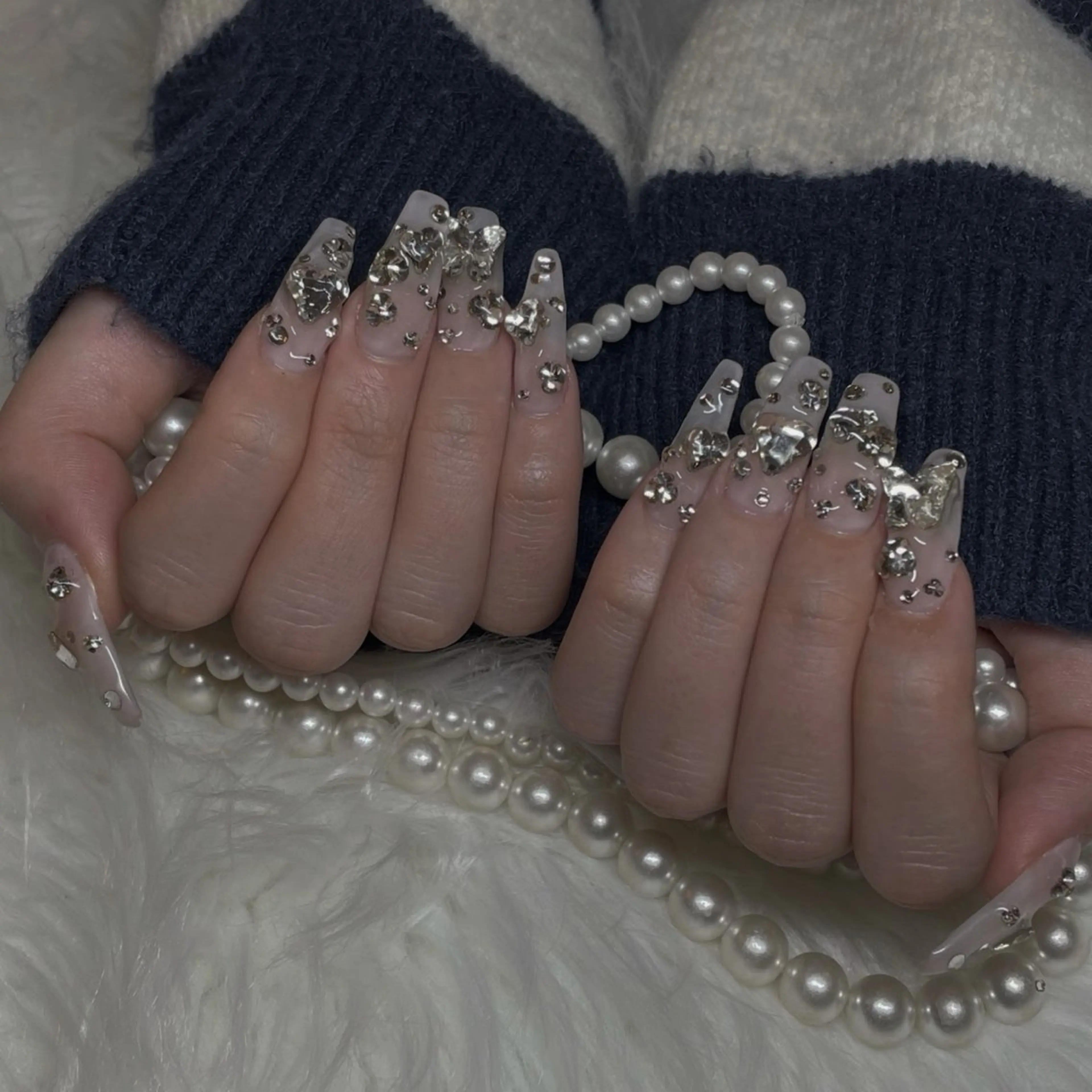 ネイル ハンドネイル ネイルラボ Eclat ふたばのネイルデザイン