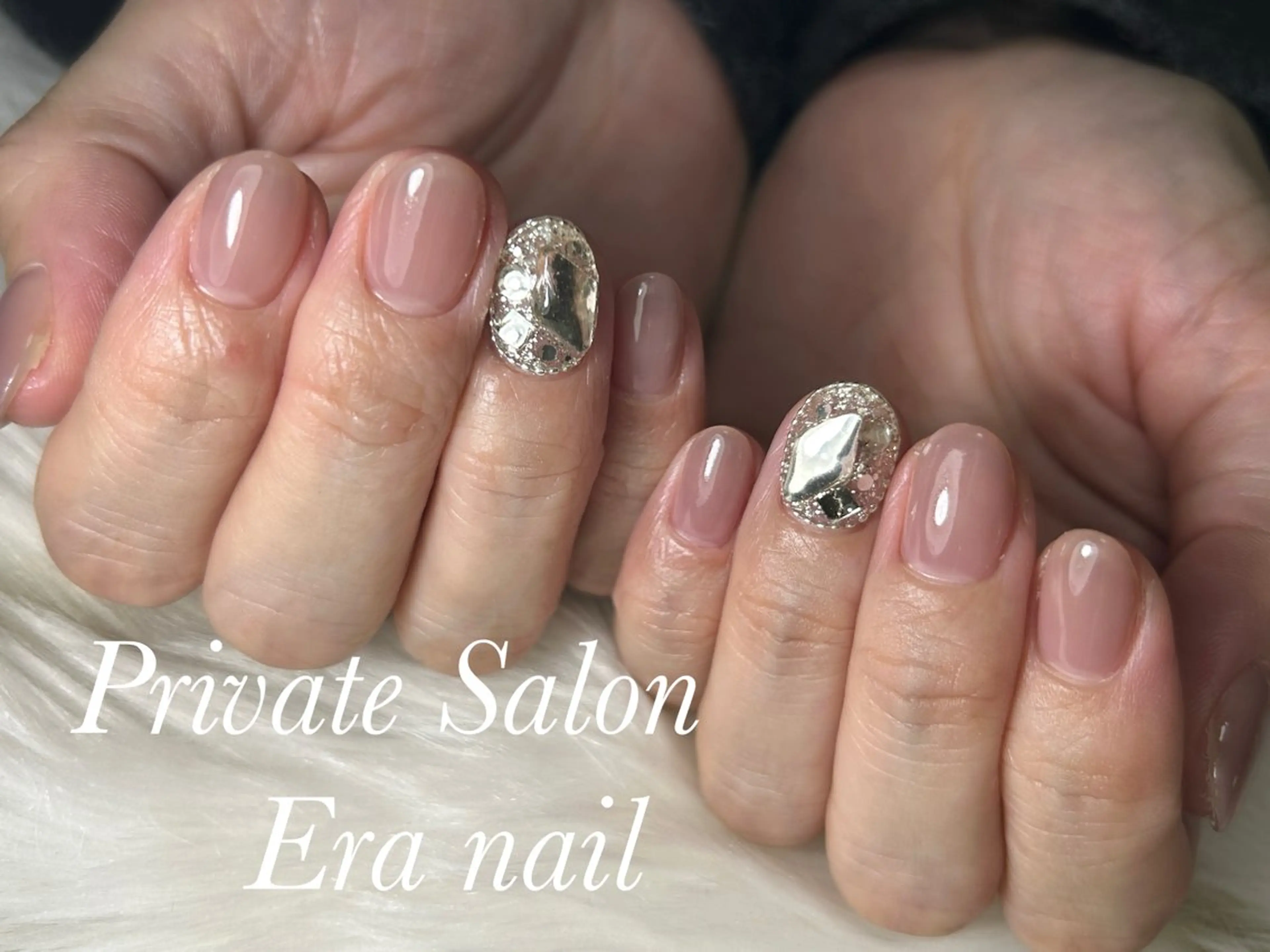 ネイル ショートネイル ワンホンネイル ハンドネイル Era nailのネイルデザイン