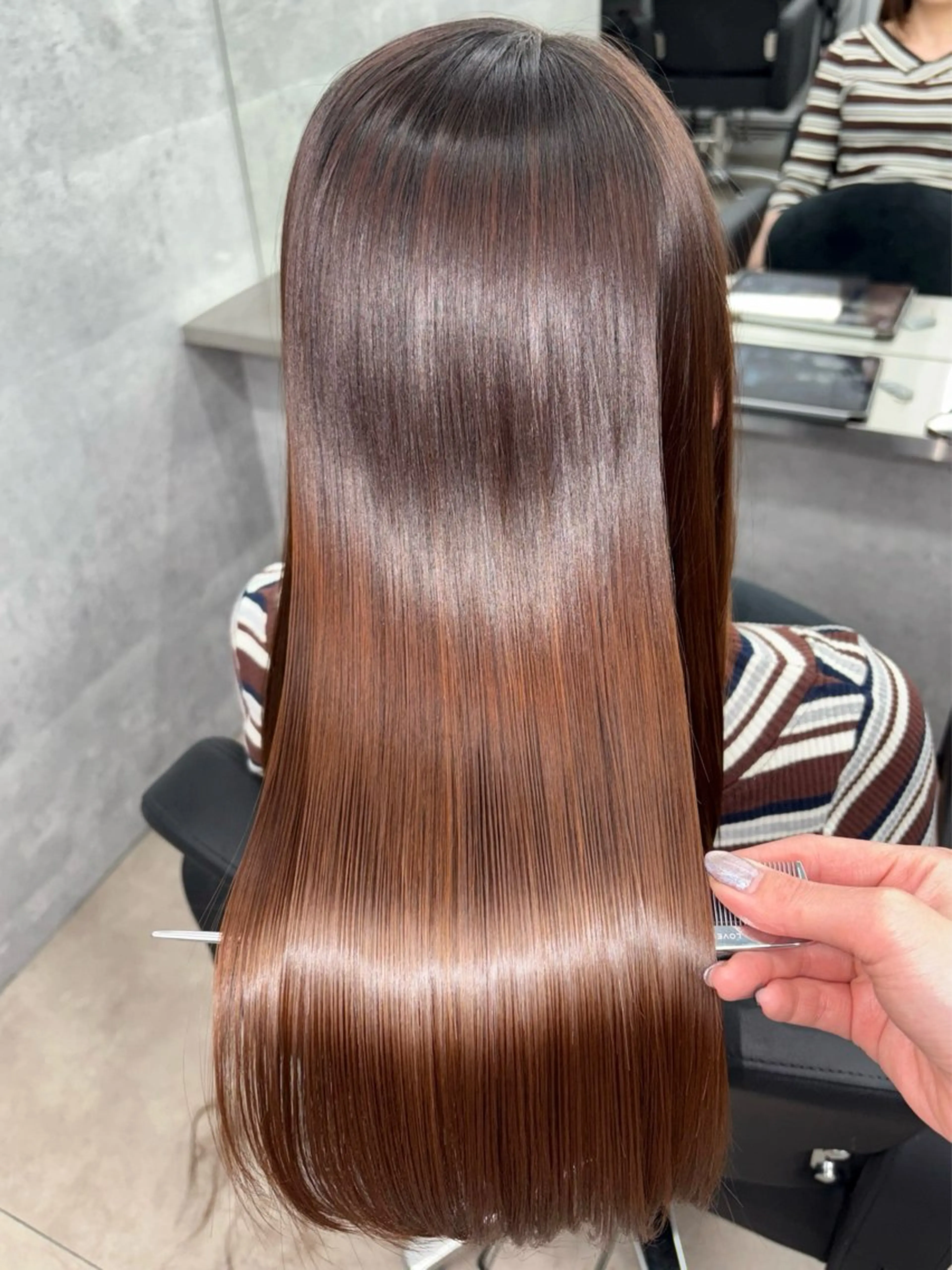 ロング カラー 髪質改善/ﾚｲﾔｰ ｶｯﾄ/店長/原島のヘアスタイル