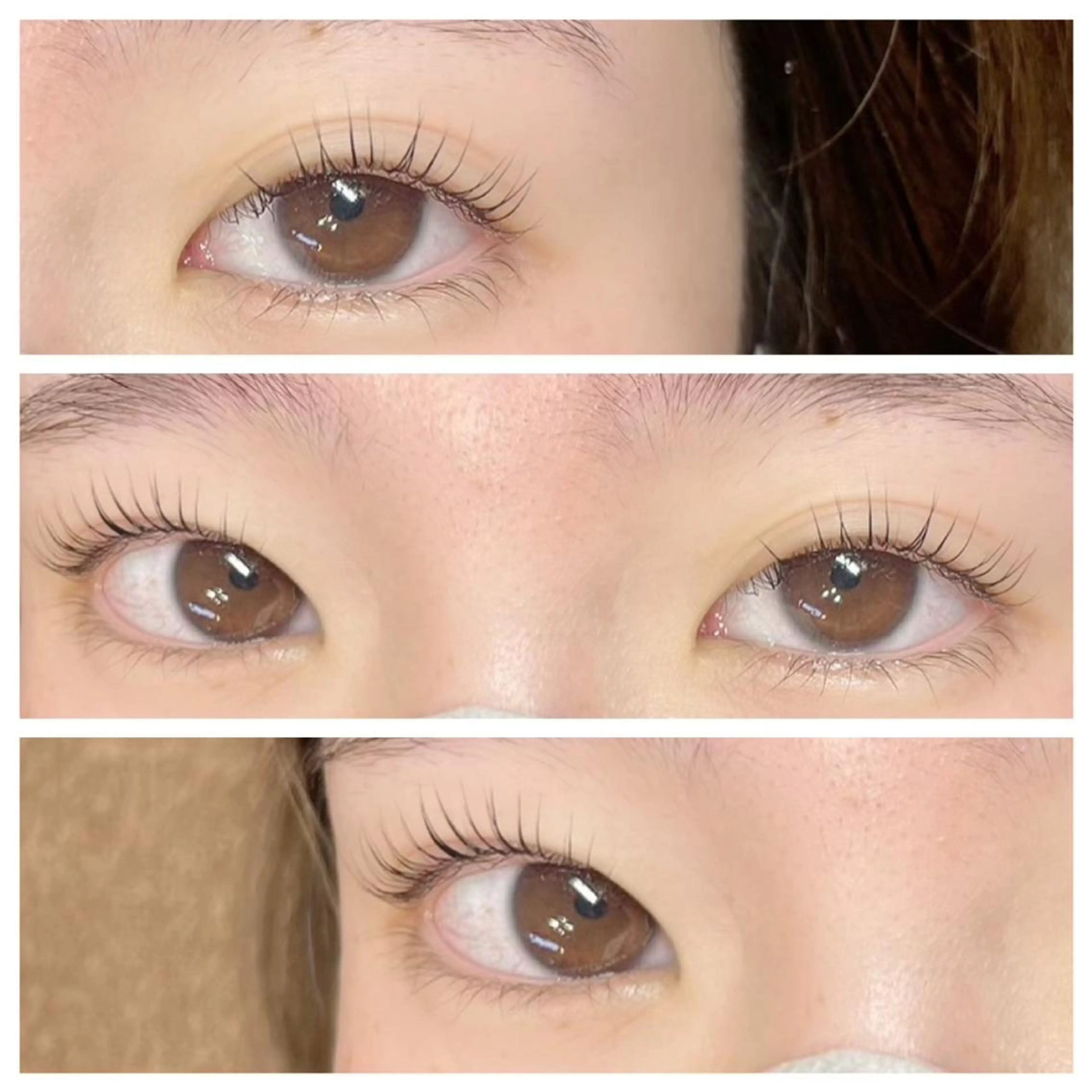 マツエク・マツパ パリジェンヌラッシュリフト マツパ MEAFLOS YUKINOのマツエク・マツパデザイン