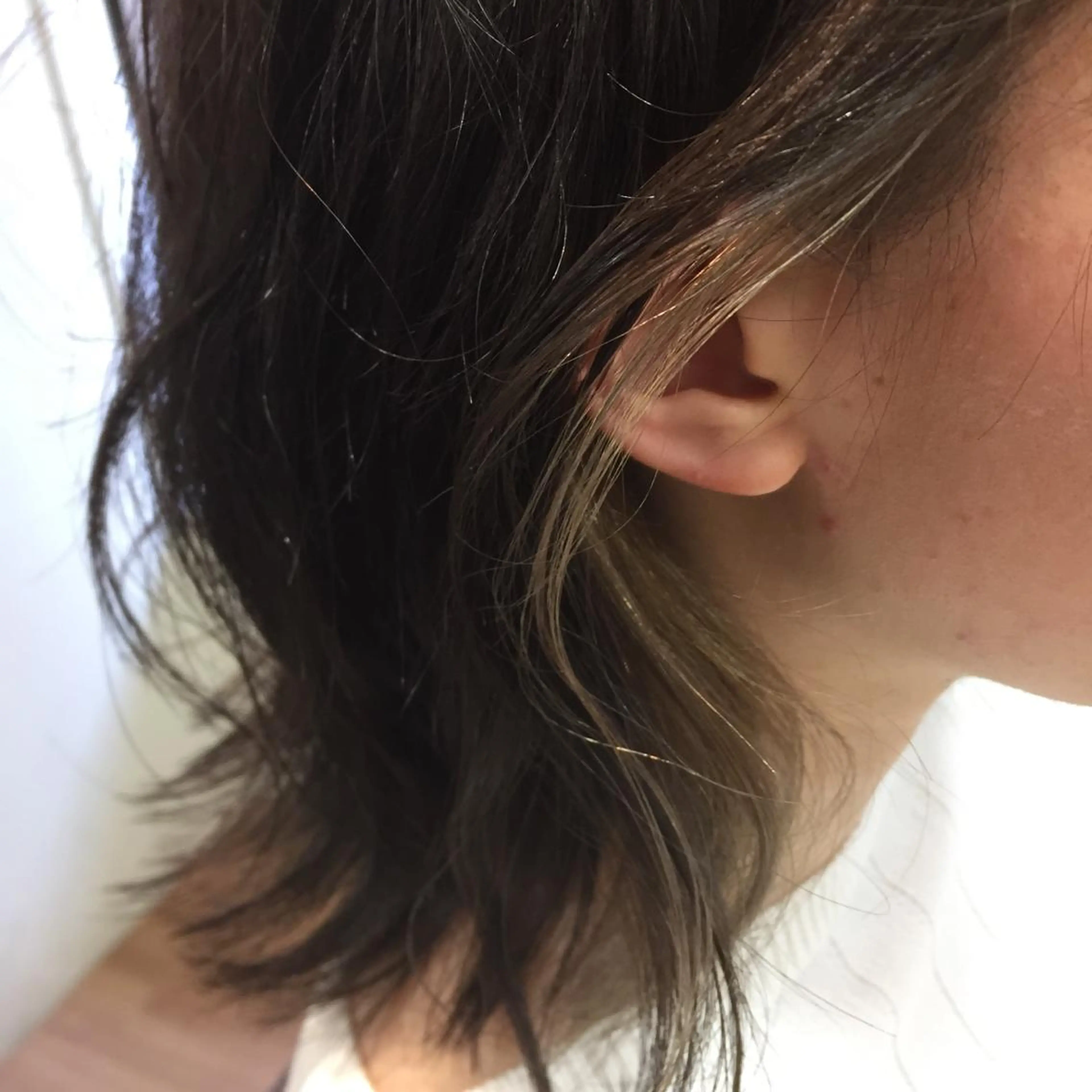 ミディアム カラー パーマ ヘアアレンジ ダブルカラー インナーカラー 透け感/くびれヘア/ レイヤー/カズキ🍭のマツエク・マツパデザイン