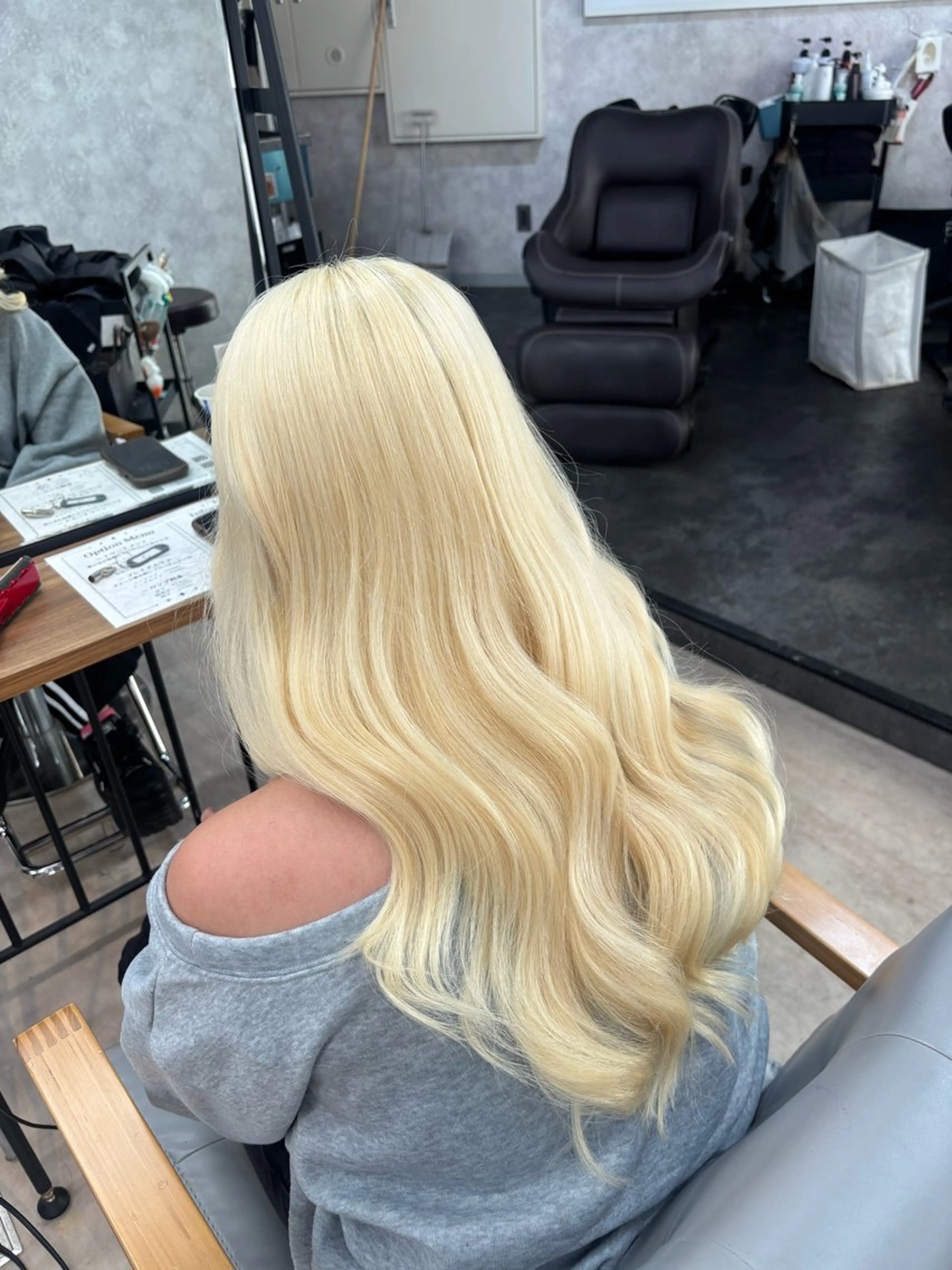 セミロング カラー ヘアカラー トリートメント ギャル/ハイトーン 特化/ルイヤのヘアスタイル