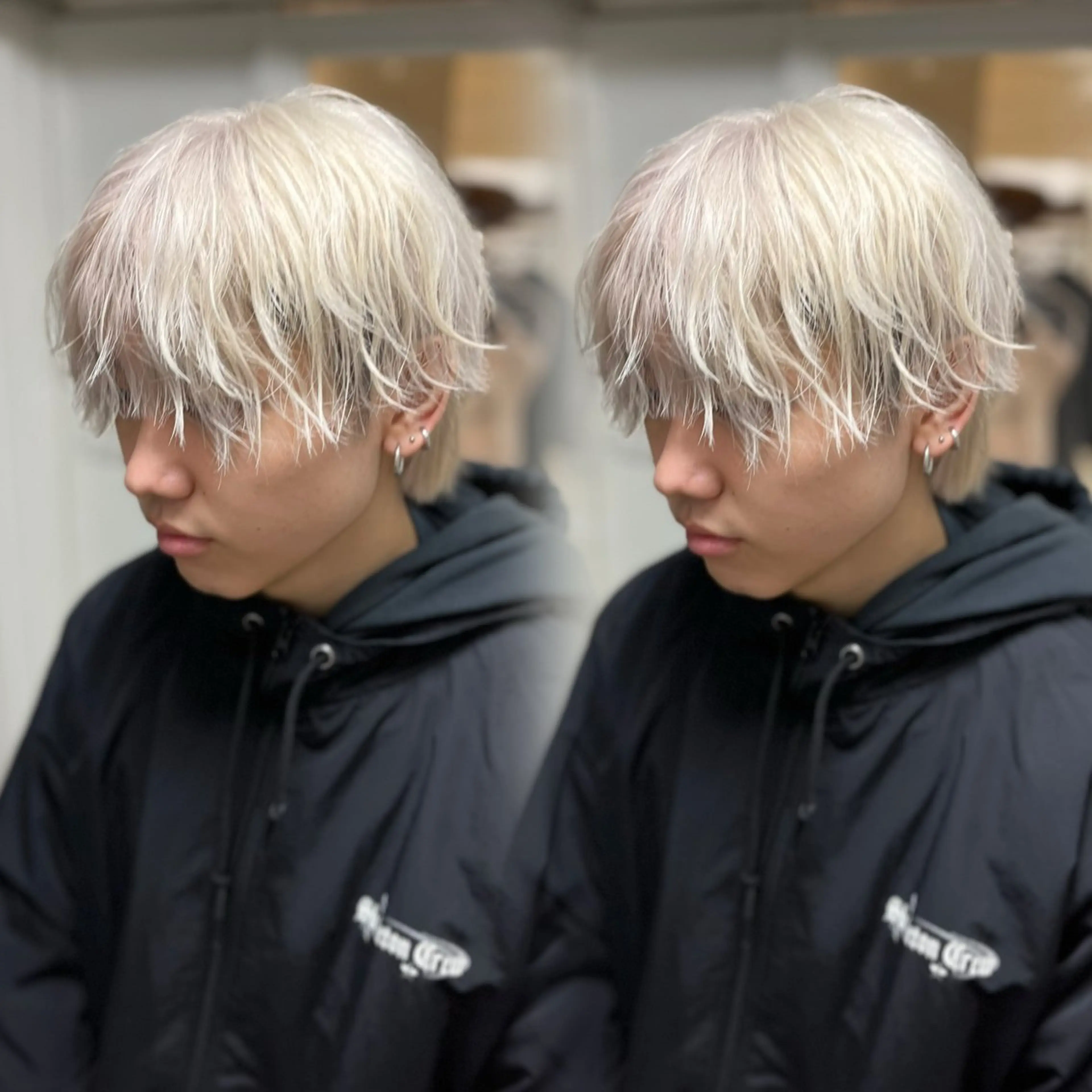 カラー メンズ メンズブリーチ ブリーチ 透明感カラー ダブルカラー 髪質改善 【ただの天才 🎨】のヘアスタイル