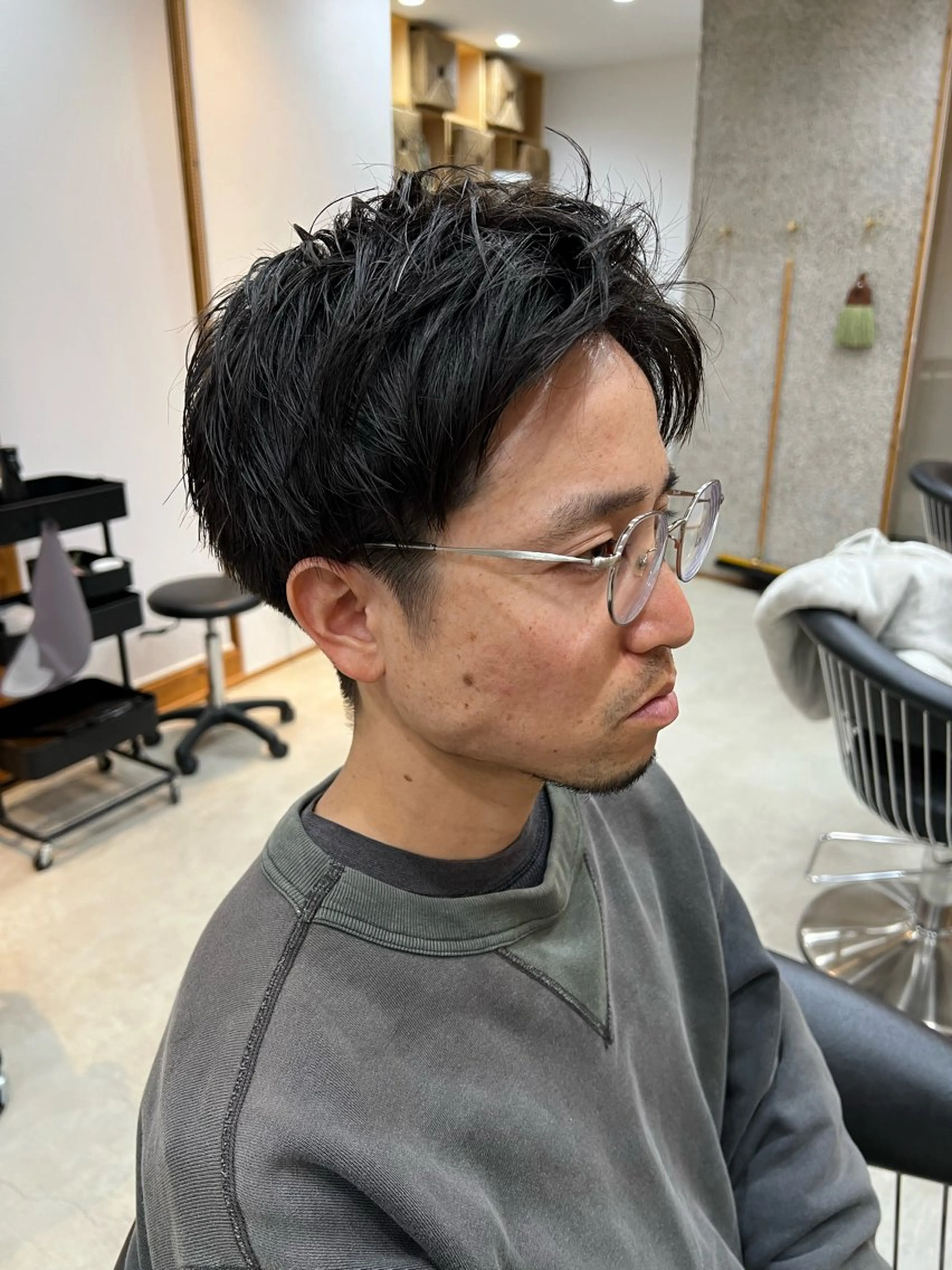 メンズ カット 解良 優斗のヘアスタイル