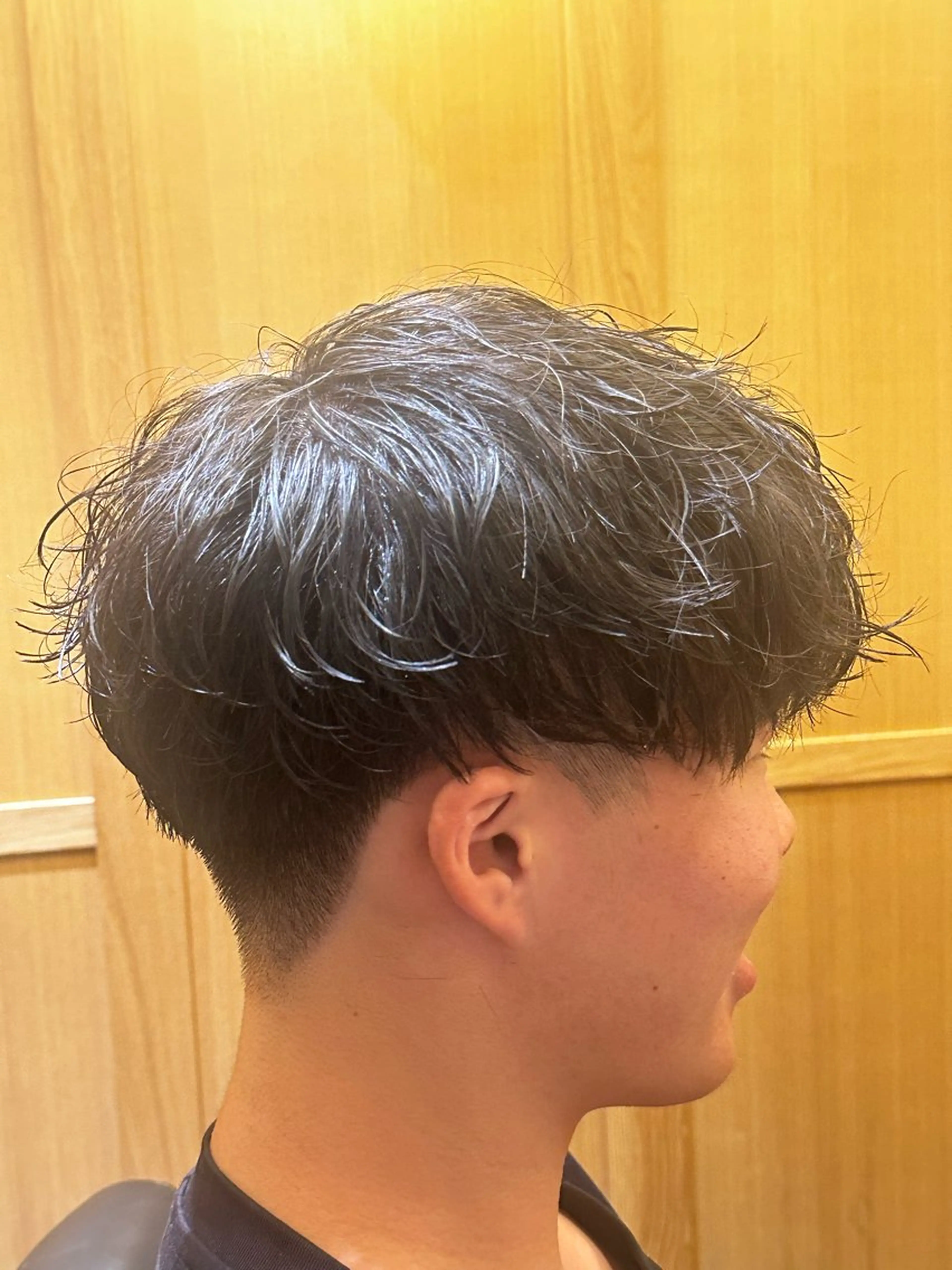 セミロング パーマ 【メンズ専門】🔥 カミマンのヘアスタイル