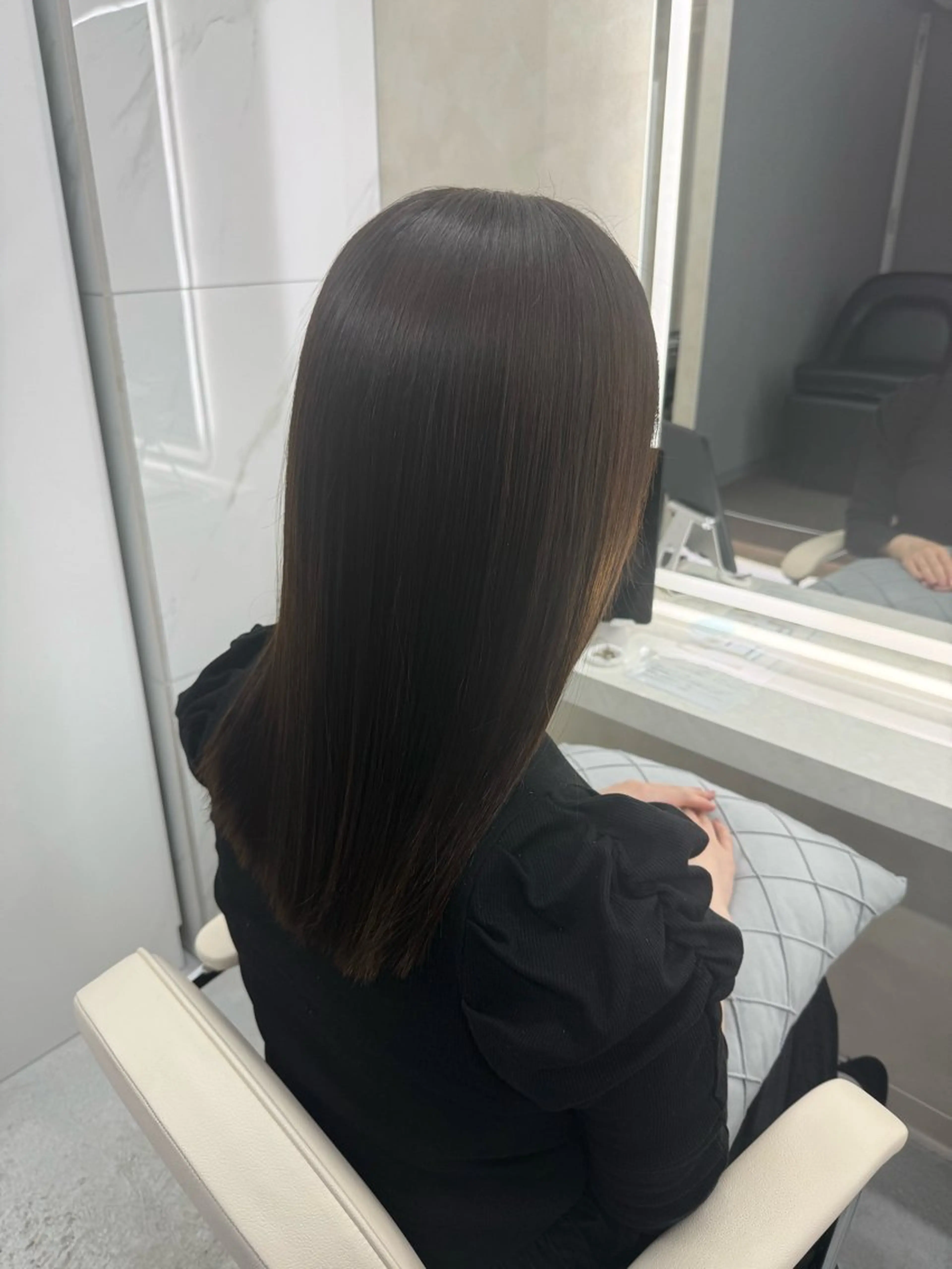 セミロング トリートメント 小野 優雅のヘアスタイル