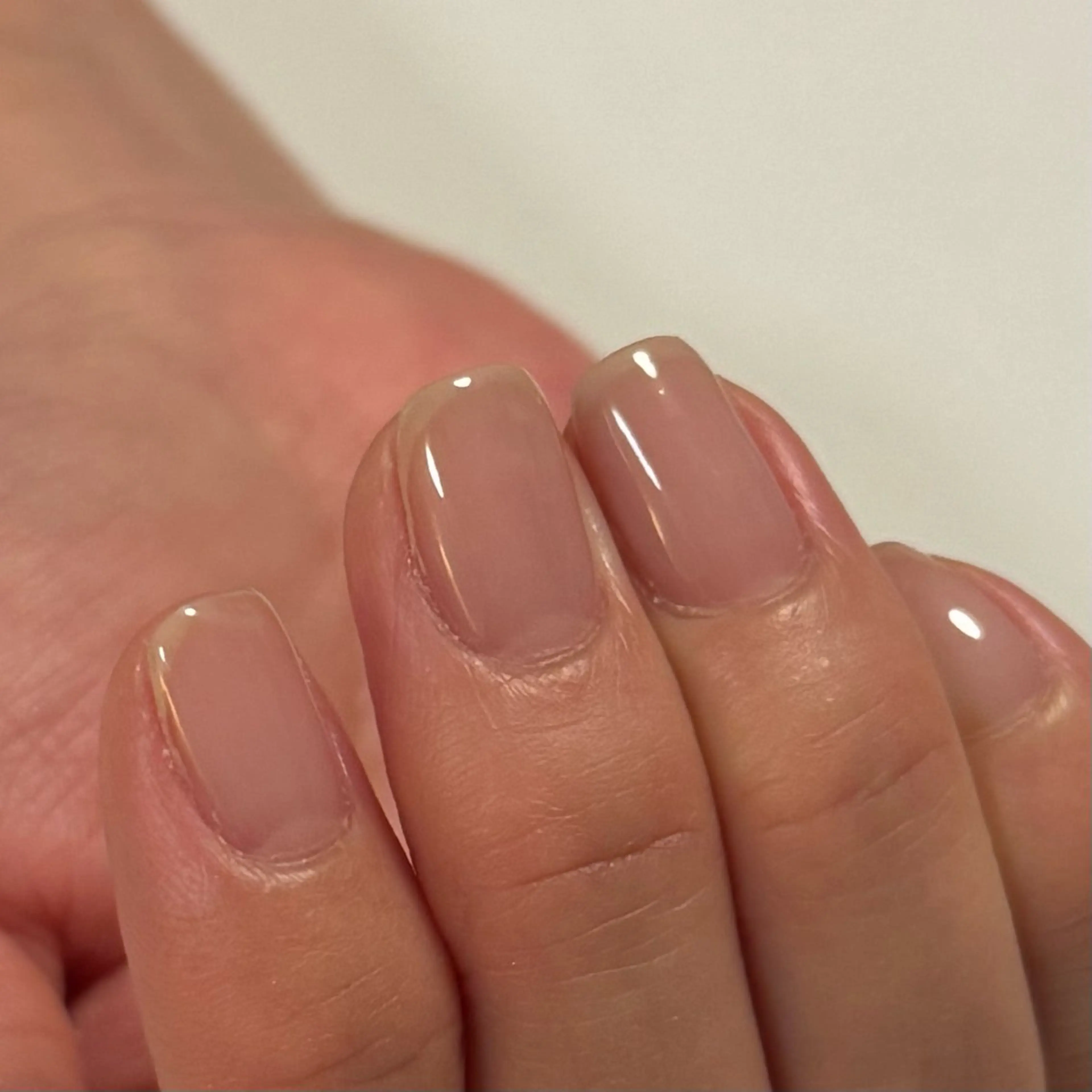【オフなし】クリア(透明)ネイル️🧊🩵️の写真